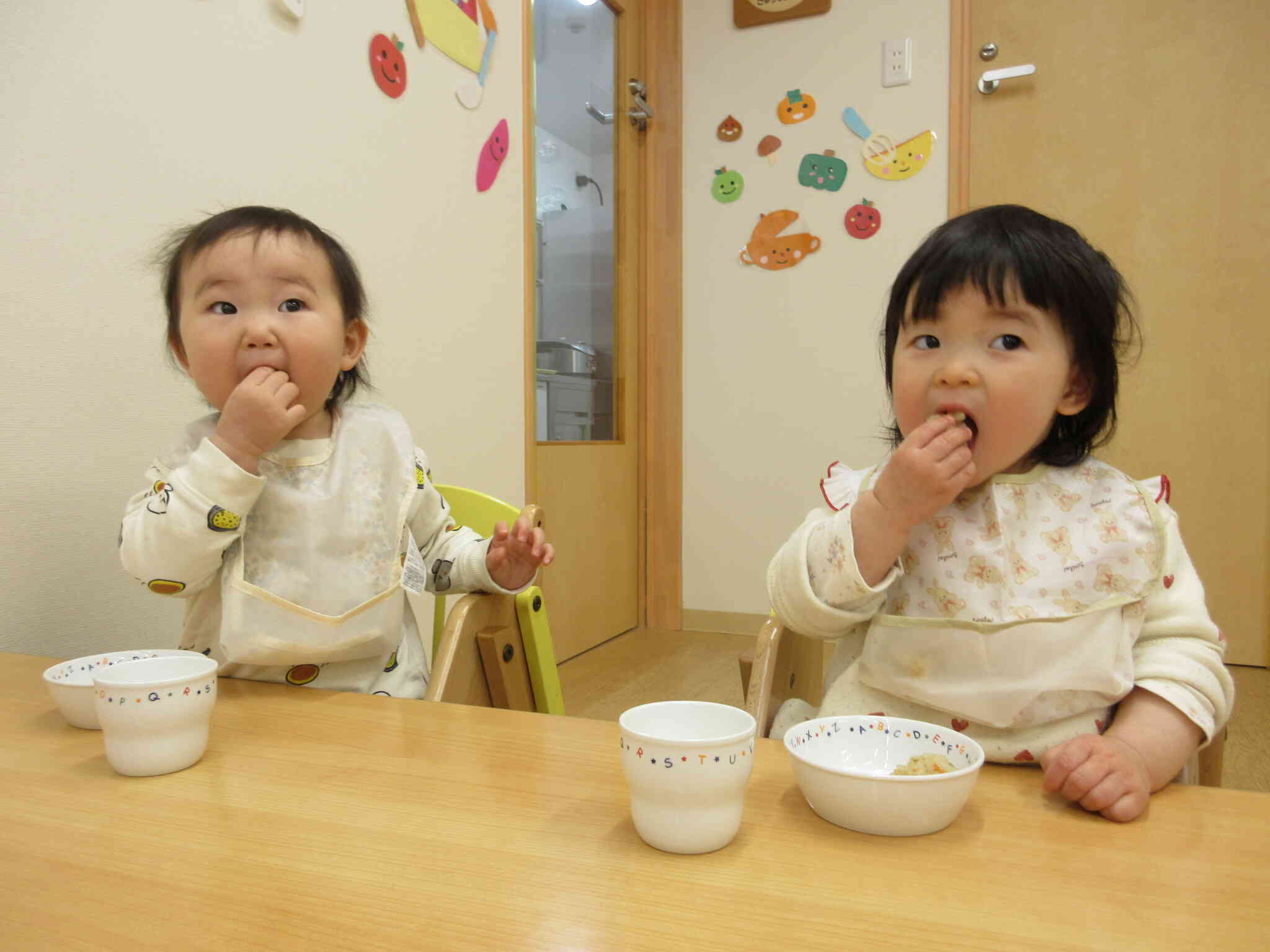 ひよこ組さんも美味しそうに食べています♡