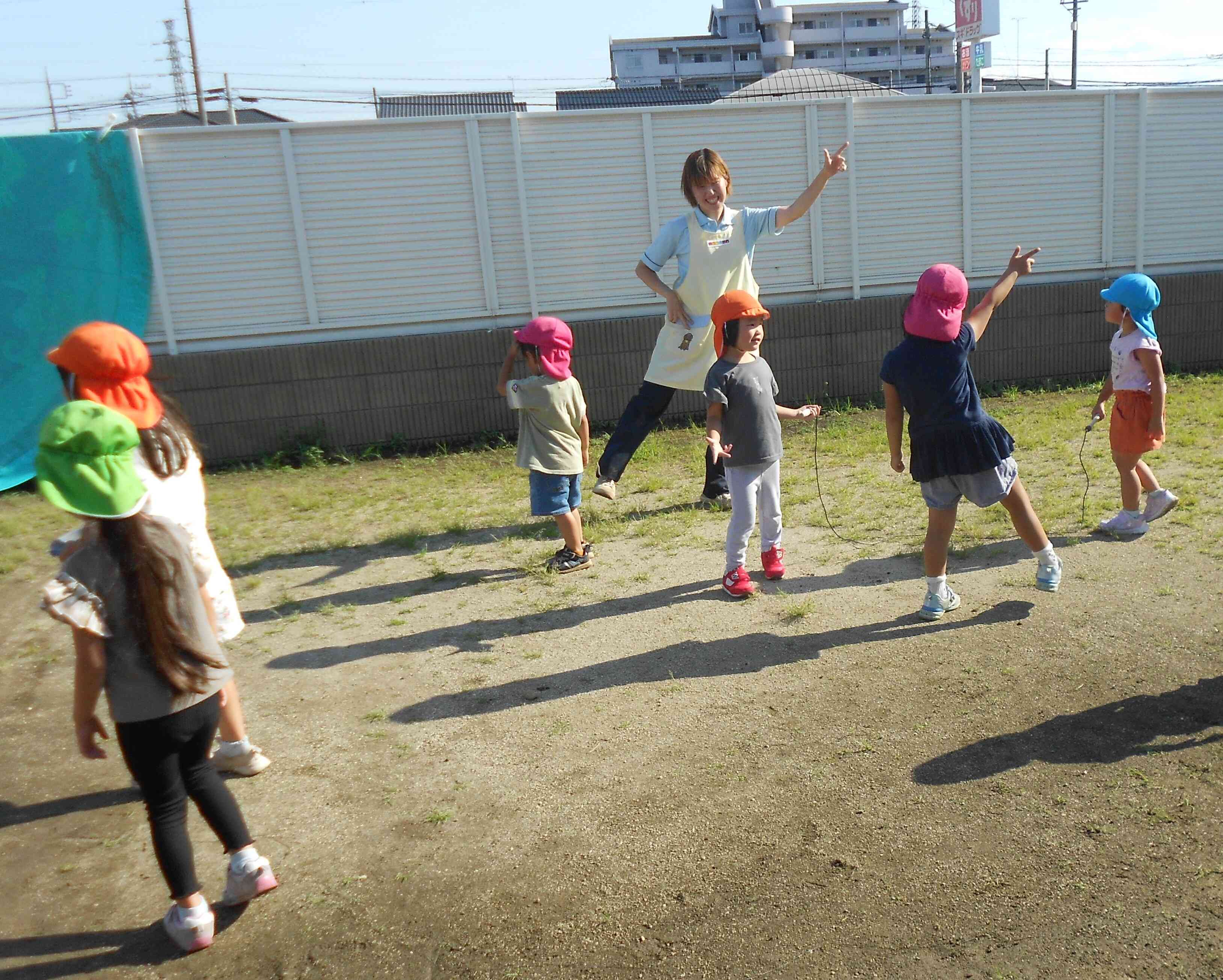 元気に楽しく遊んでいるよ！