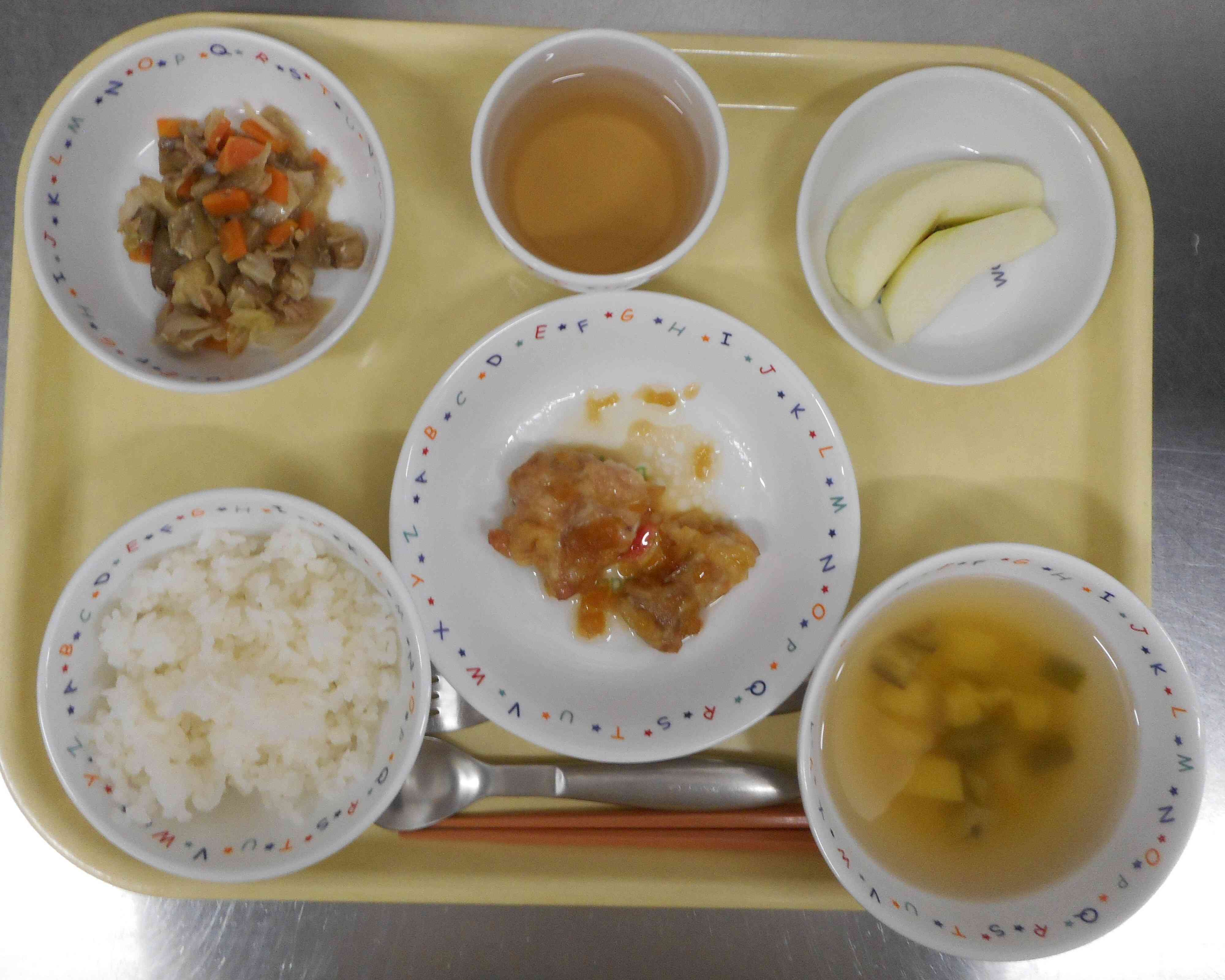 ９月２日（月）の給食