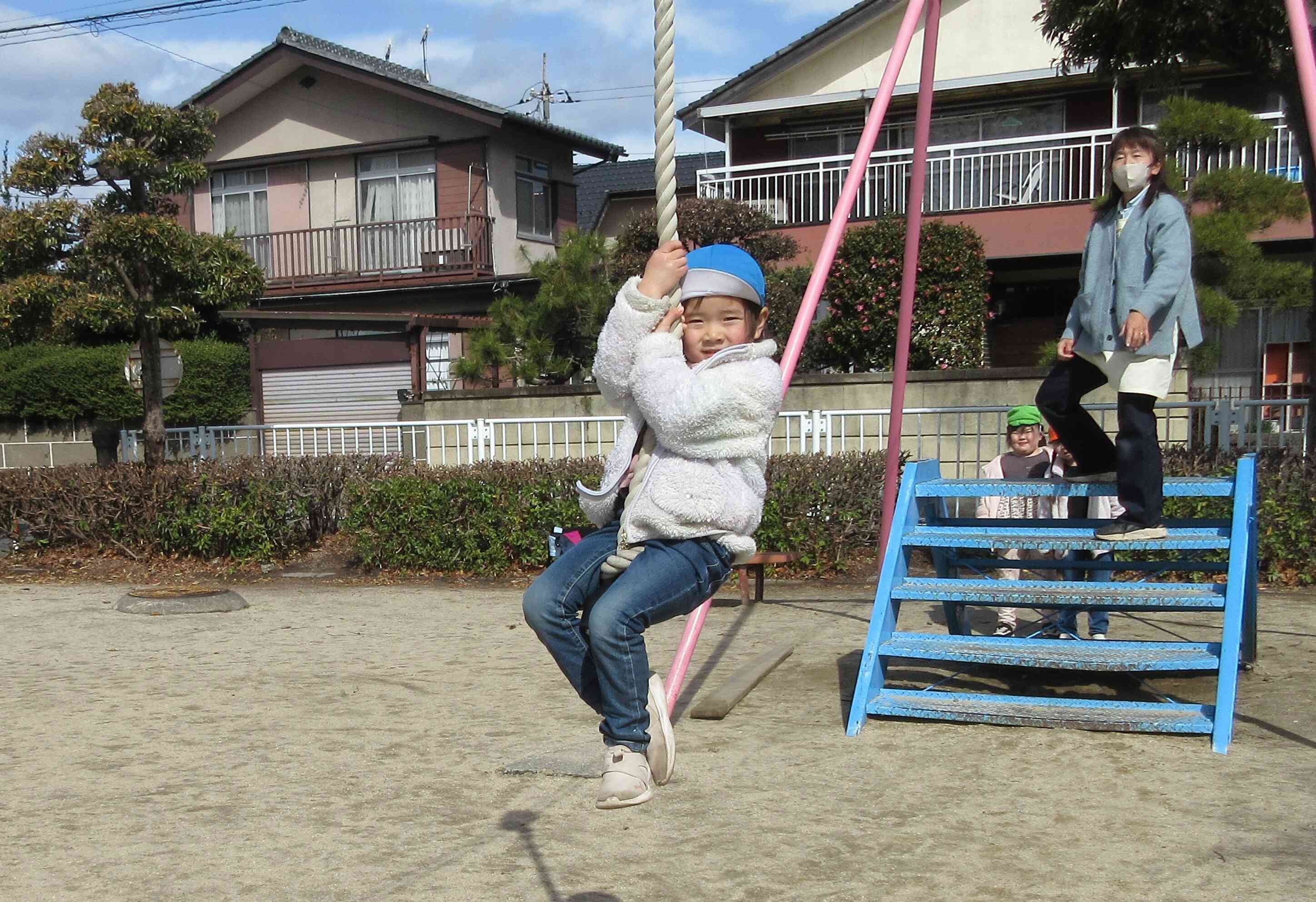 こっち向けばいいの？　　余裕です