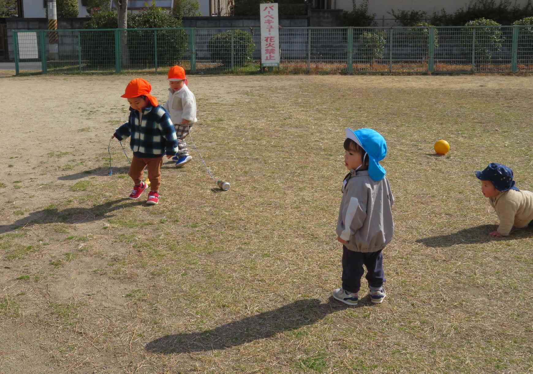 広場に到着！