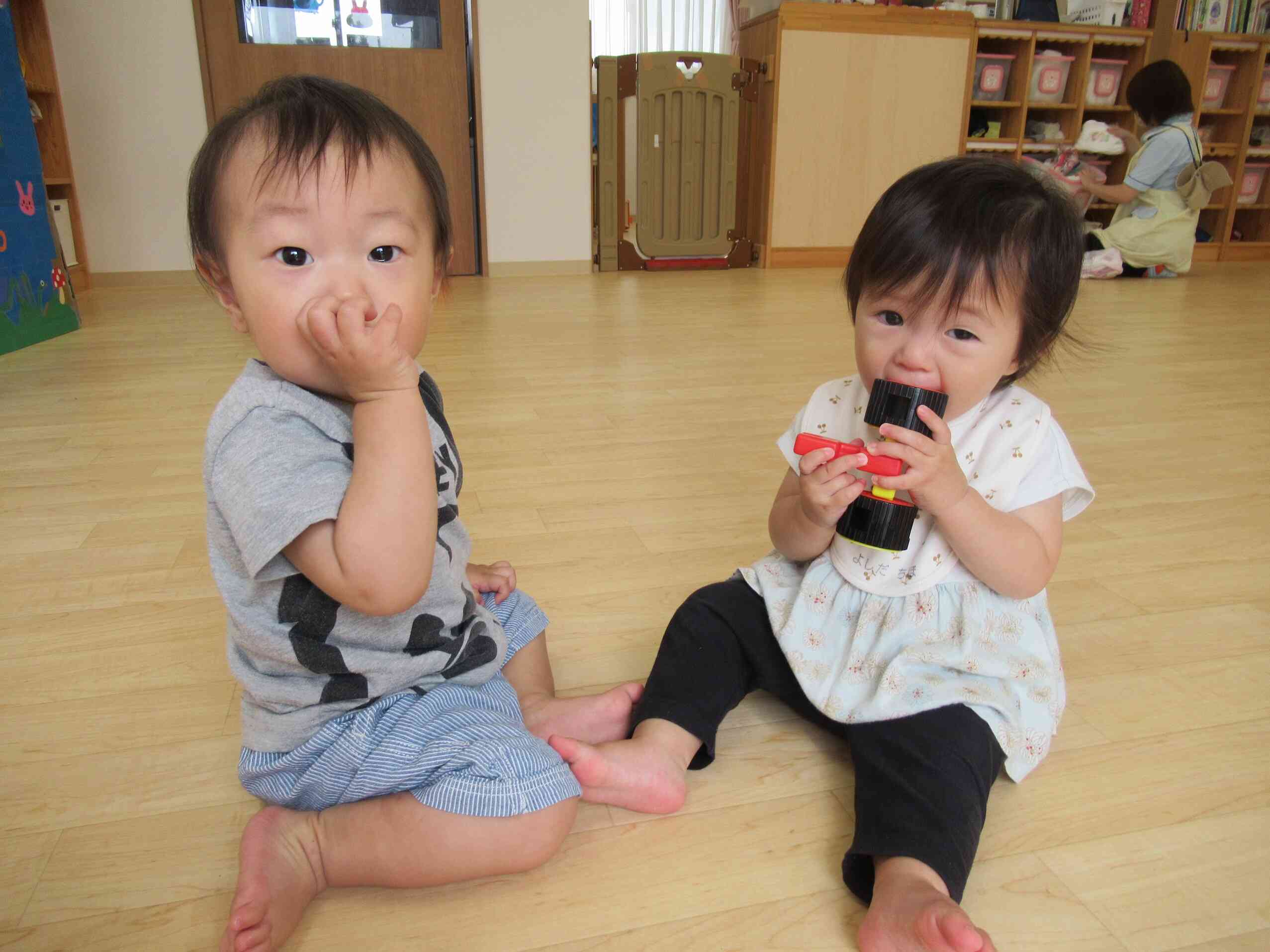 大好きな1・2歳のお部屋で遊んだよ。