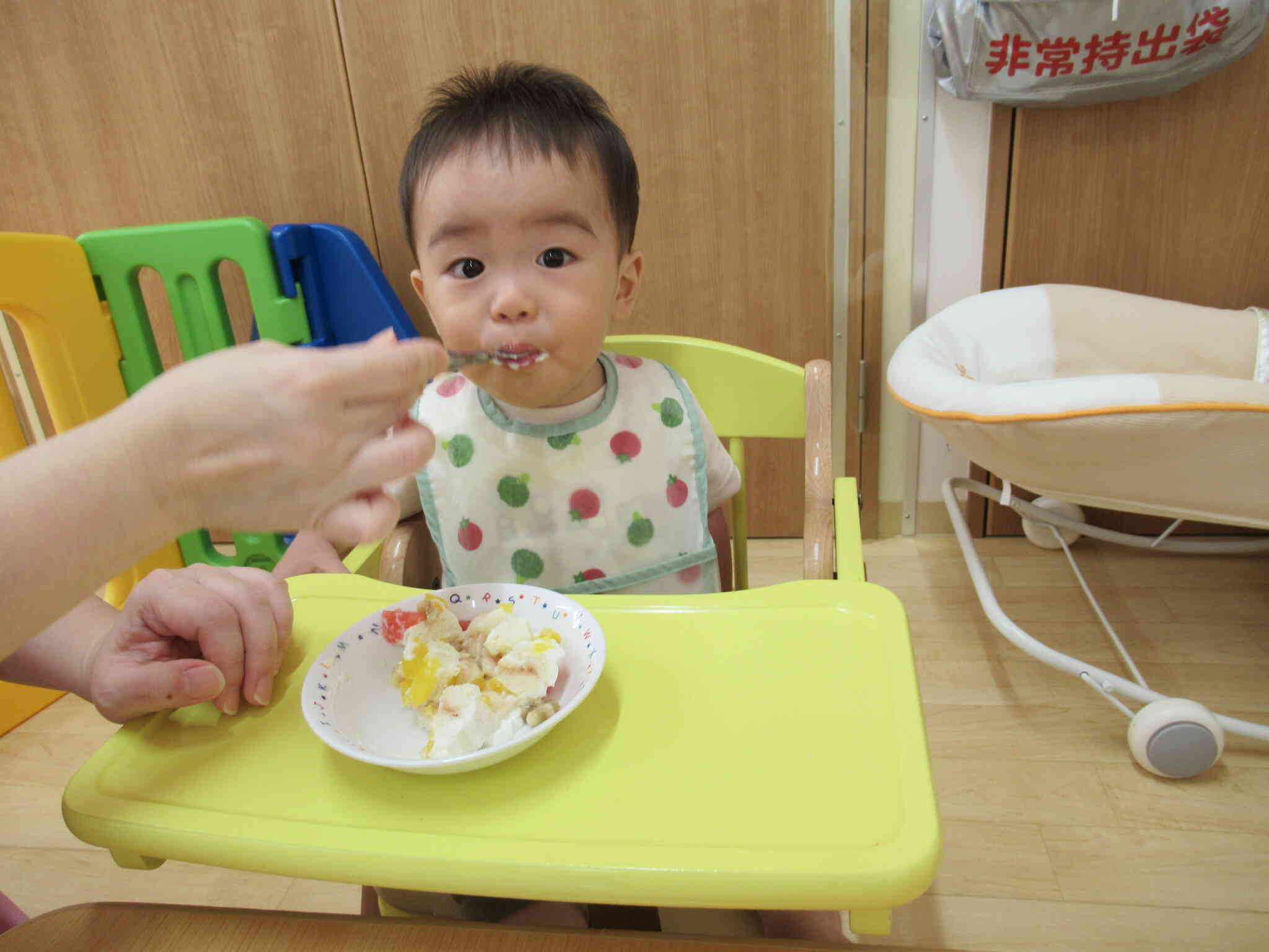 おやつにケーキを食べました～ひよこ組①～