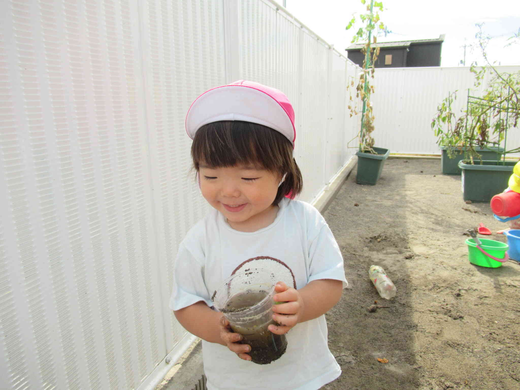 あひる組園庭遊びの様子