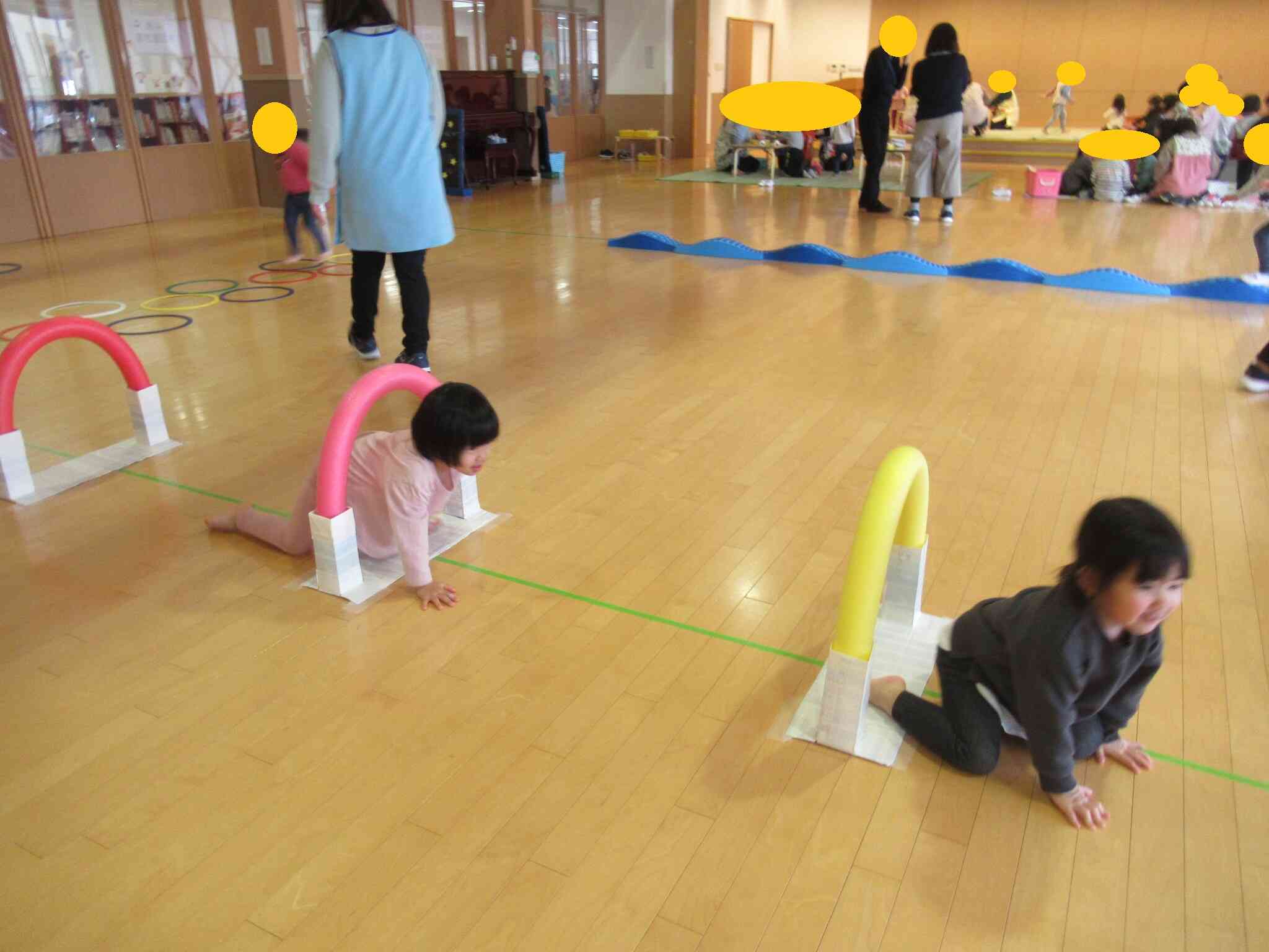 幼保連携交流会（コーナー遊び・2歳児）