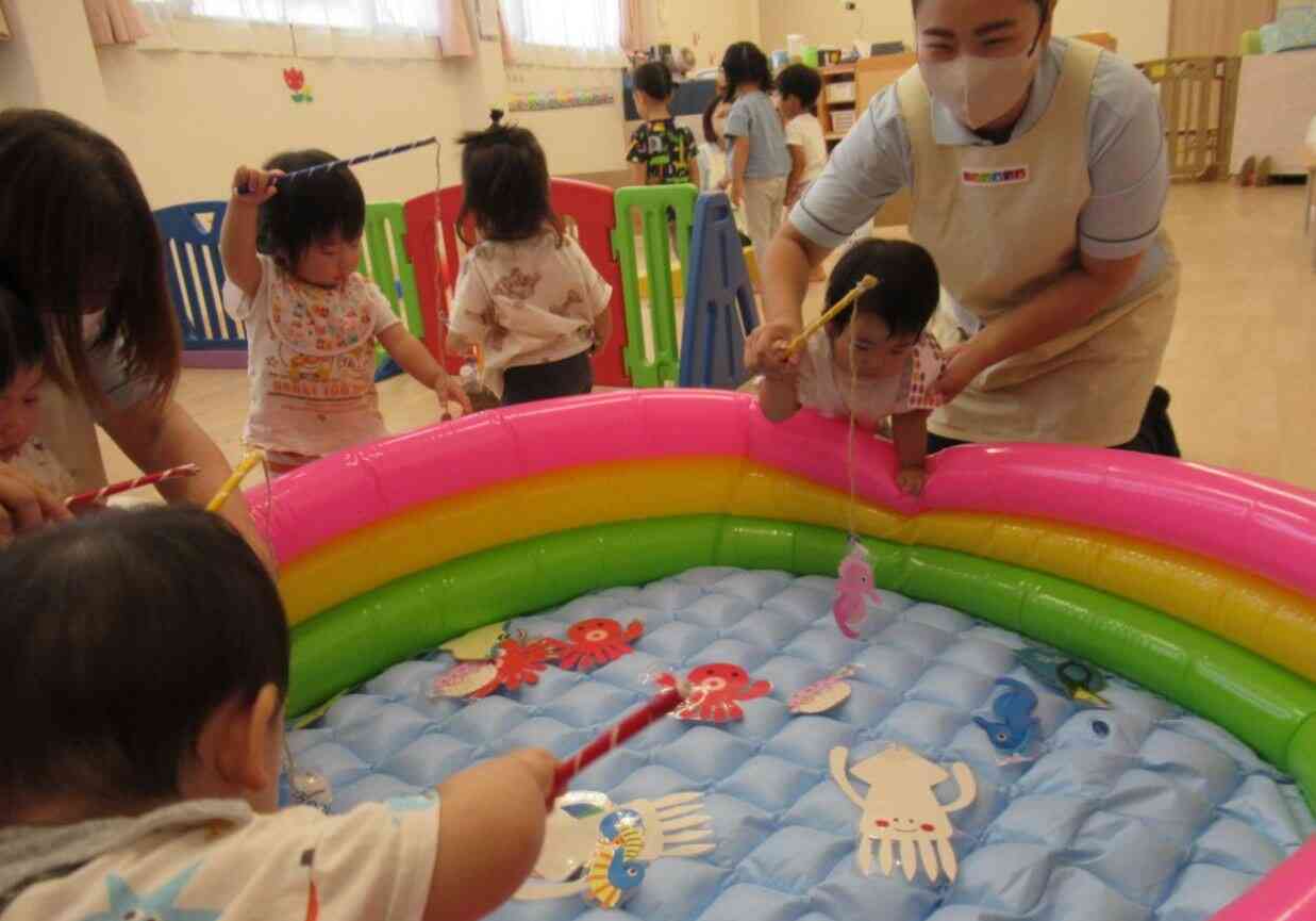 子育てひろば　一緒にあそぼ　～夏まつり遊び～