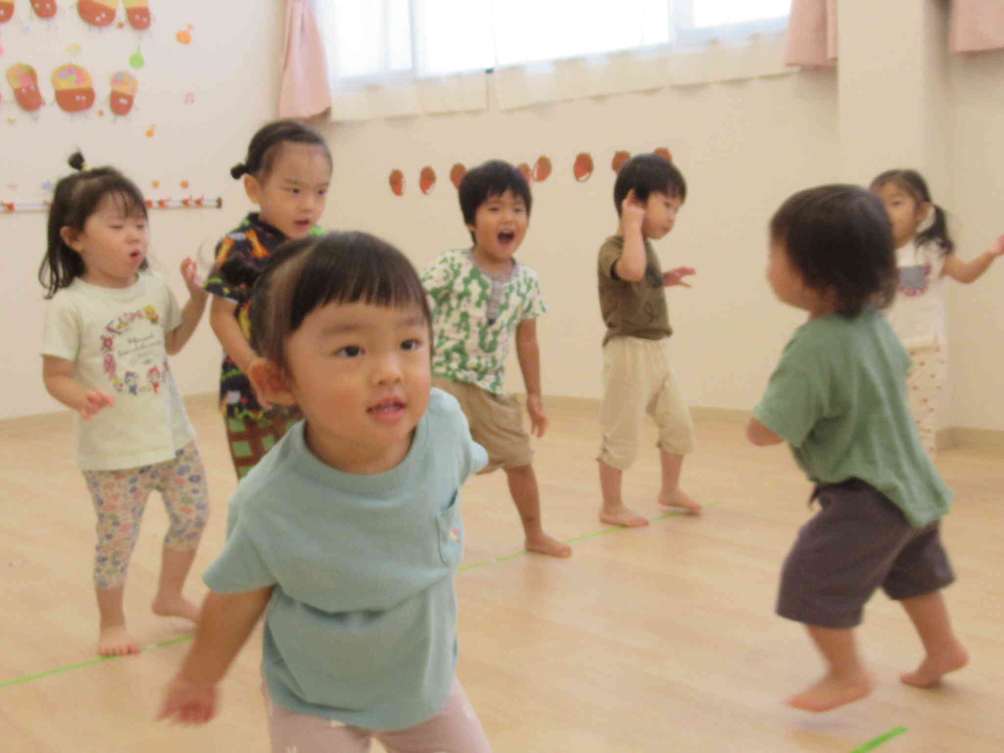 「サンサン体操」をしたよ！