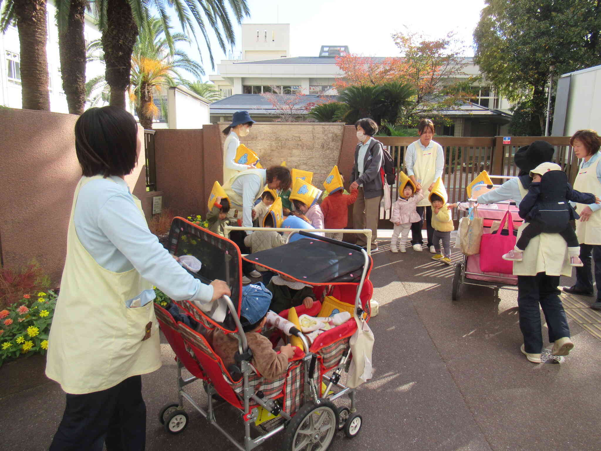 無事に到着、がんばったね。