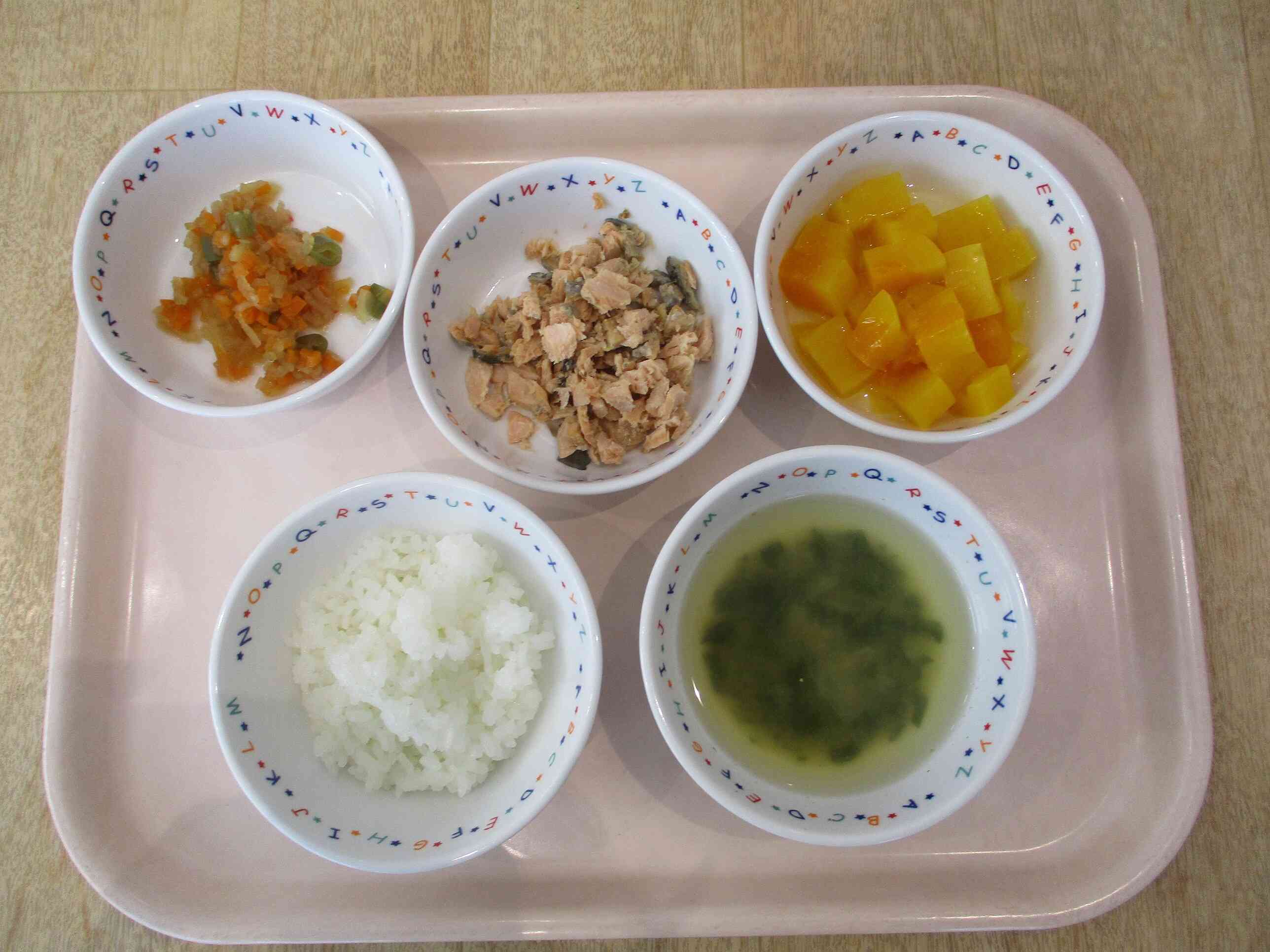 10月17日(木) の給食　離乳食(後期食)