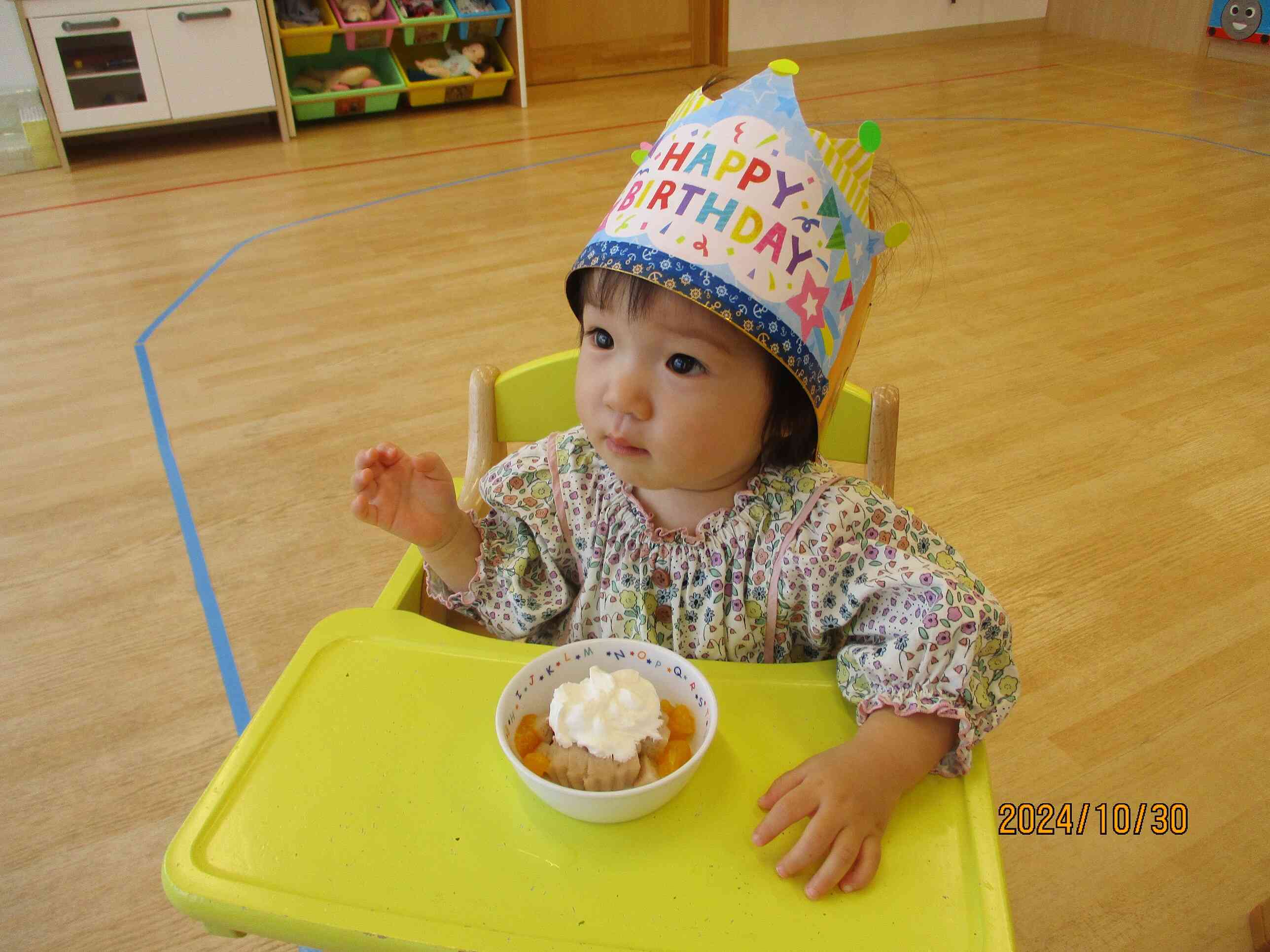 1歳のお誕生日おめでとう！