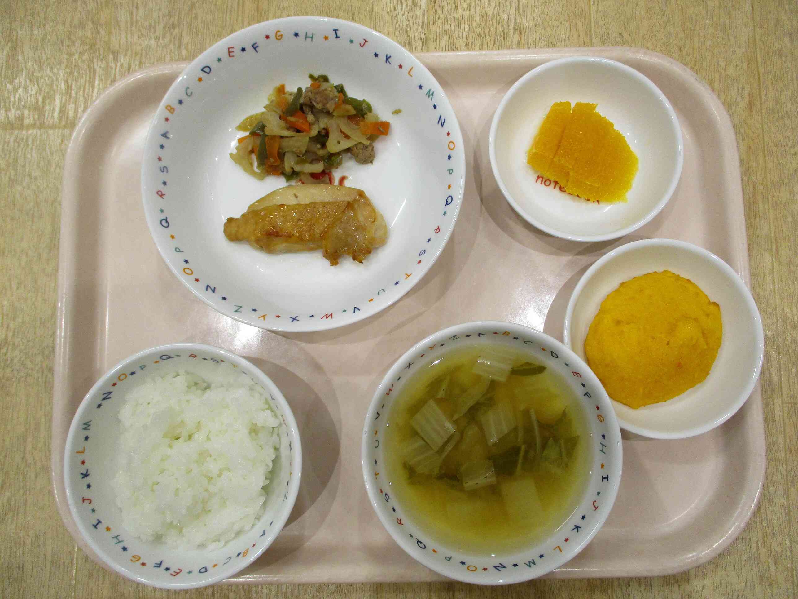 11月7日(木)の給食　幼児食