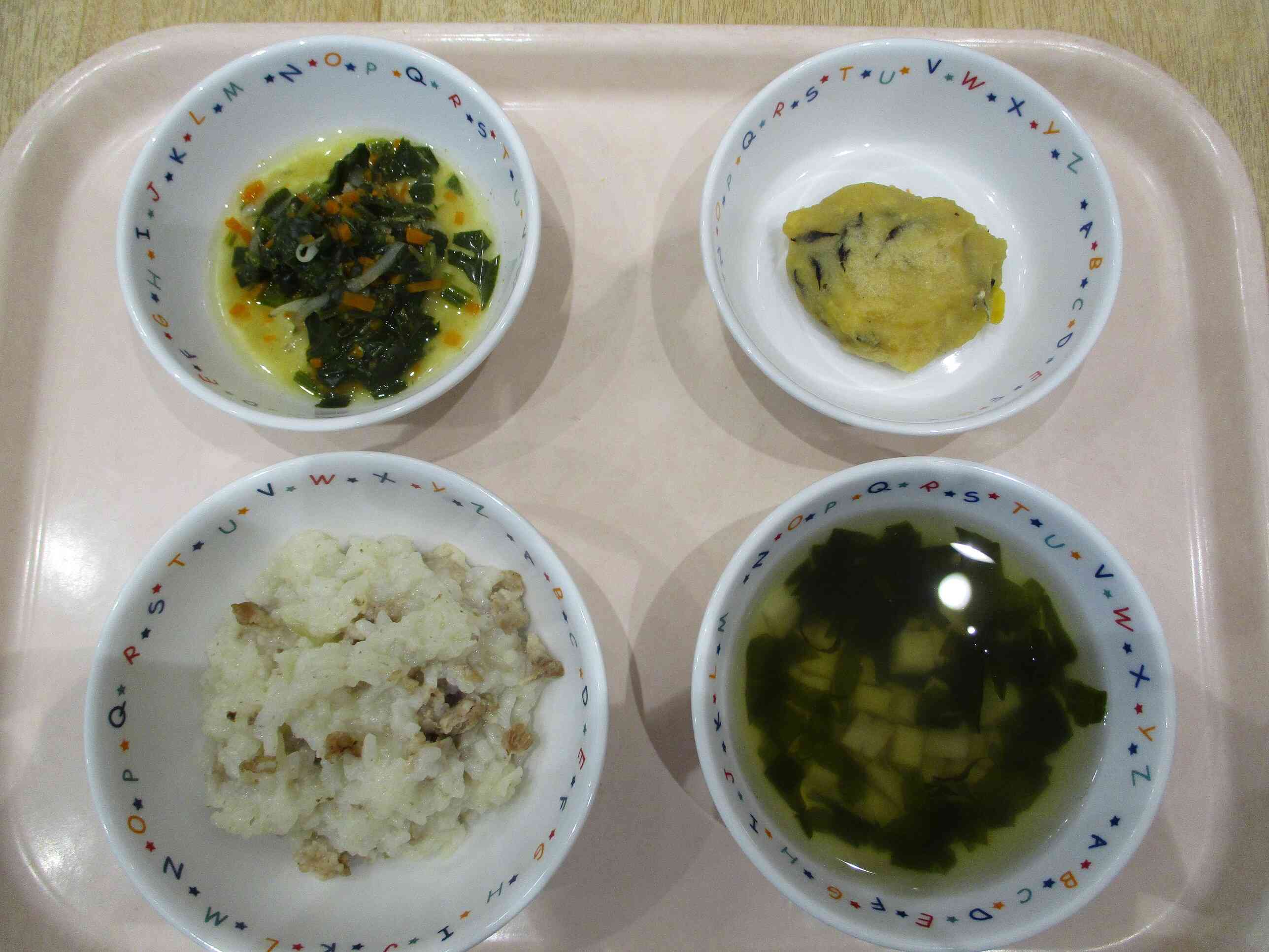 12月11日(水)の給食　離乳食(後期食)