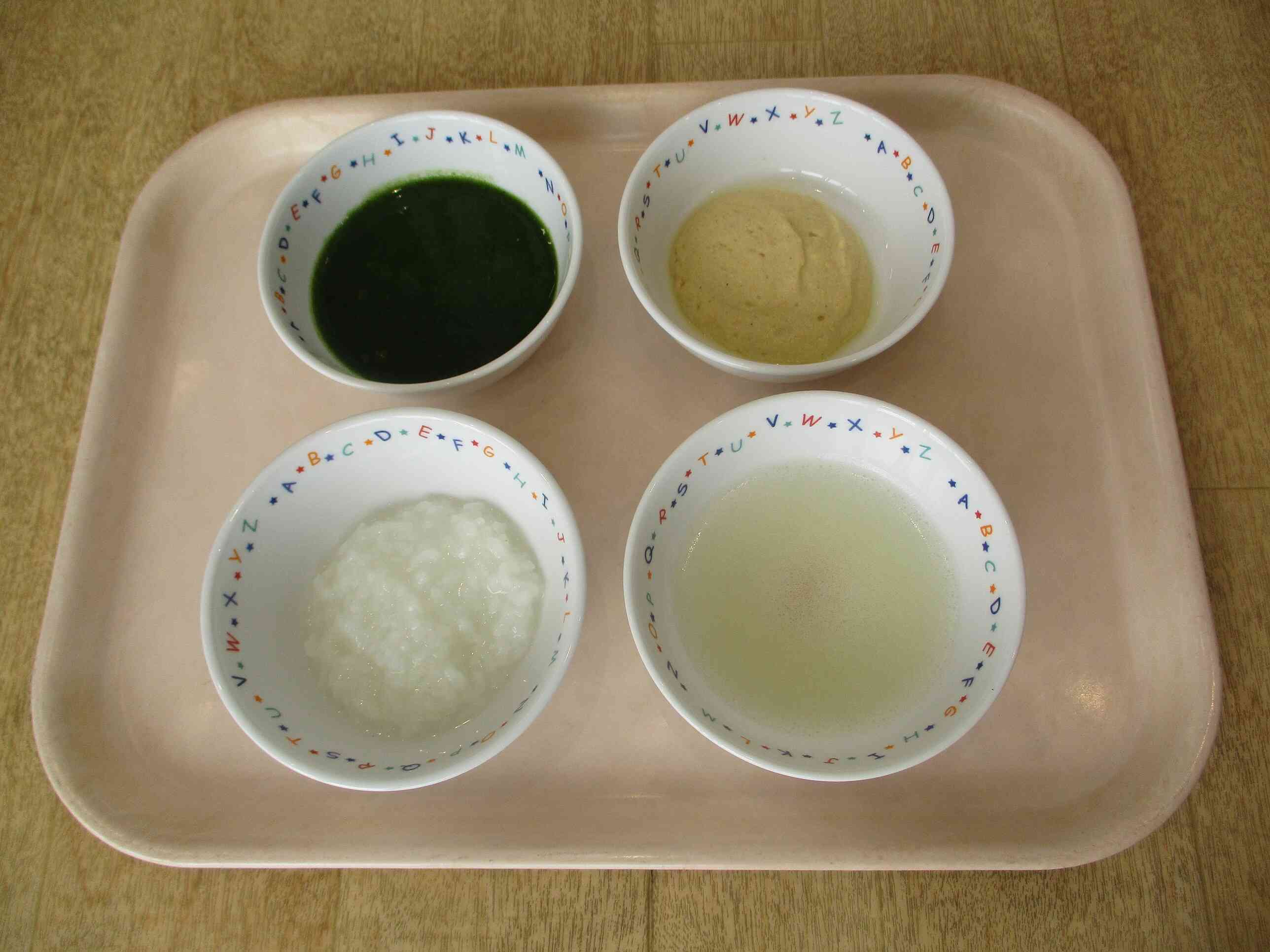 2月10日(月)の給食　離乳食(中期食)