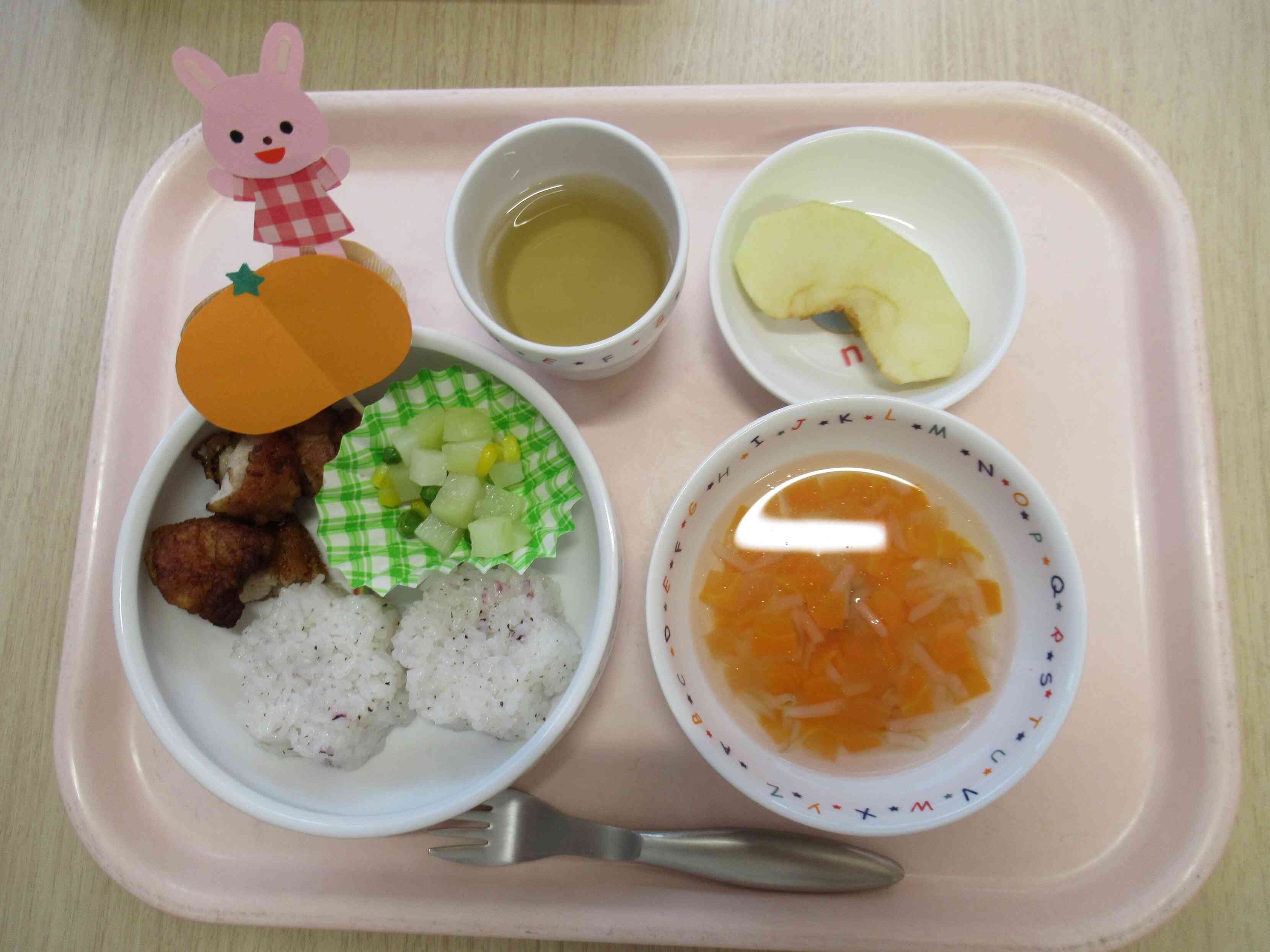 1月22日の給食（お誕生会メニュー）