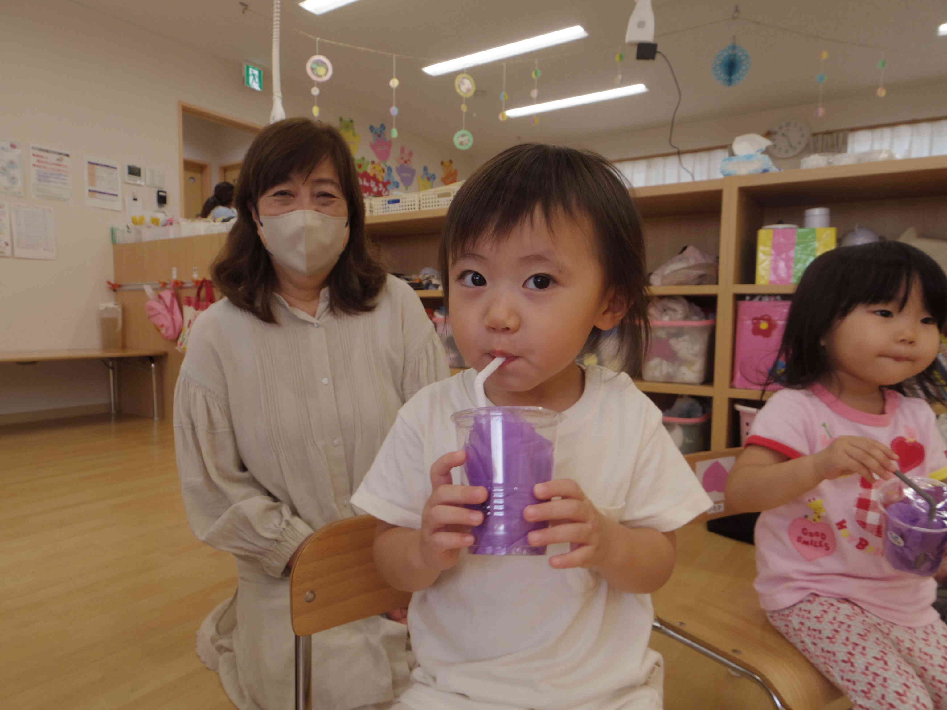 おばあちゃんと楽しんだよ