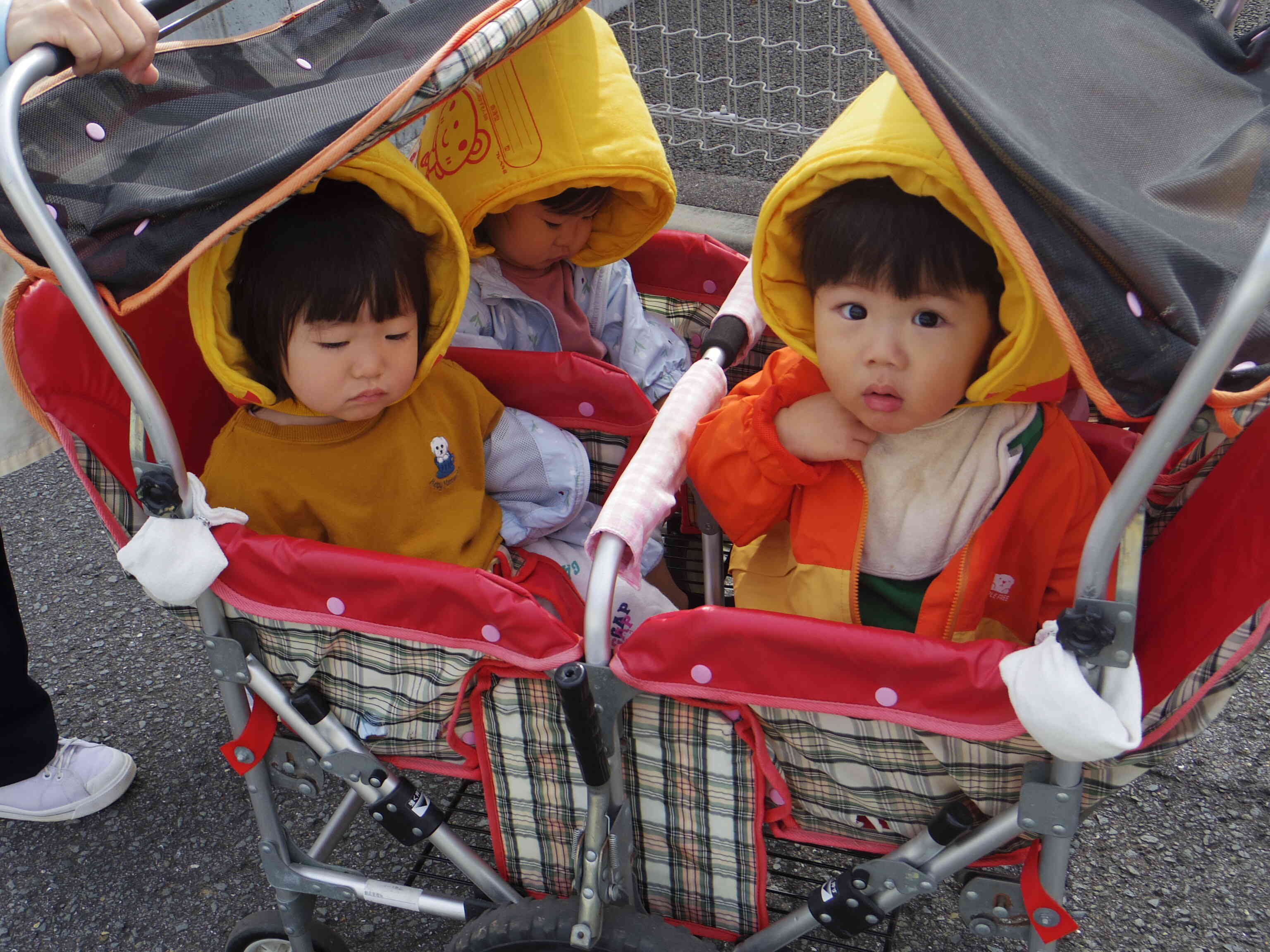 初めての水害訓練頑張ったよ～