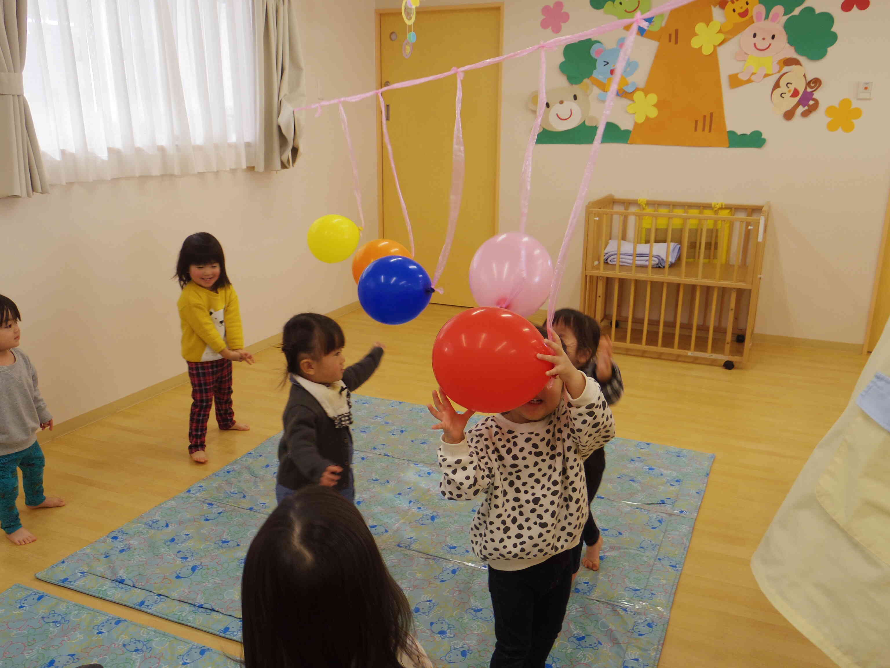 風船遊びもしたよ