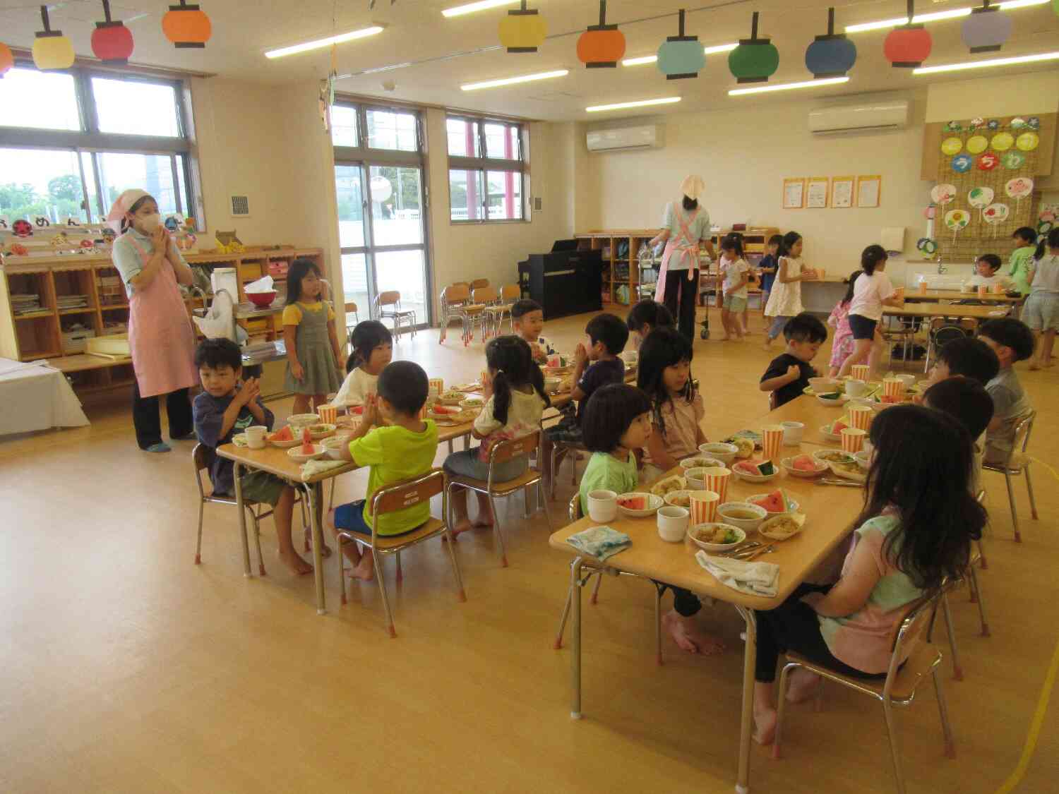 夏祭り☆おもいっきり給食