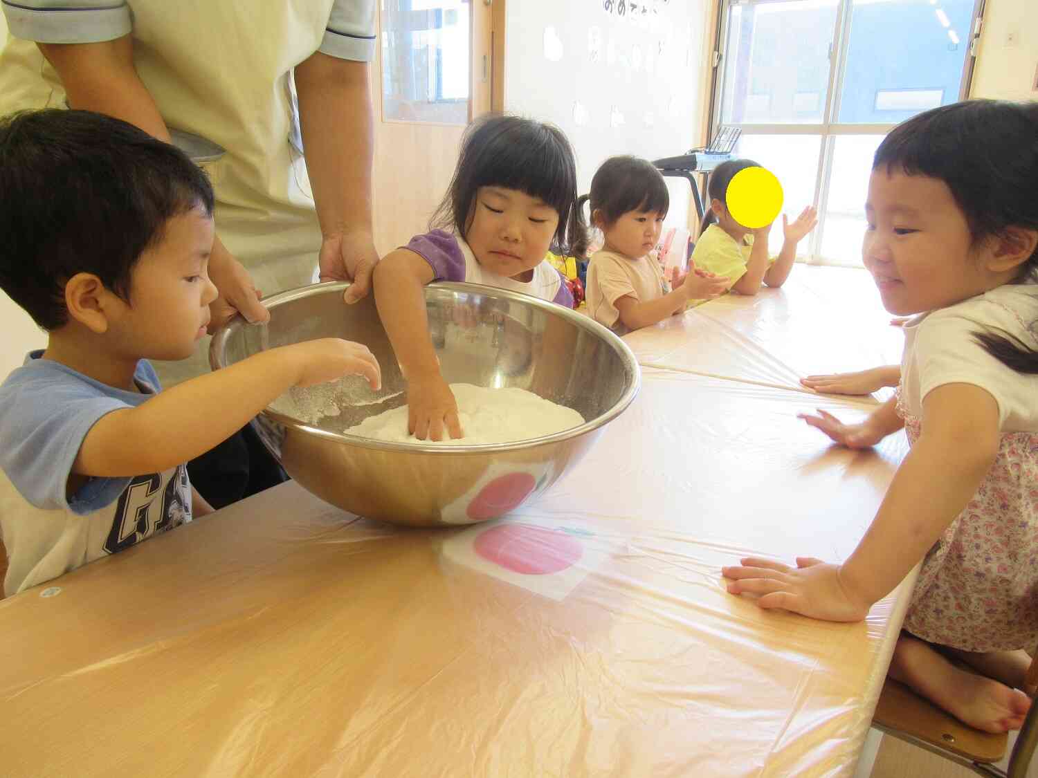 食育☆お月見だんご作りに挑戦！！