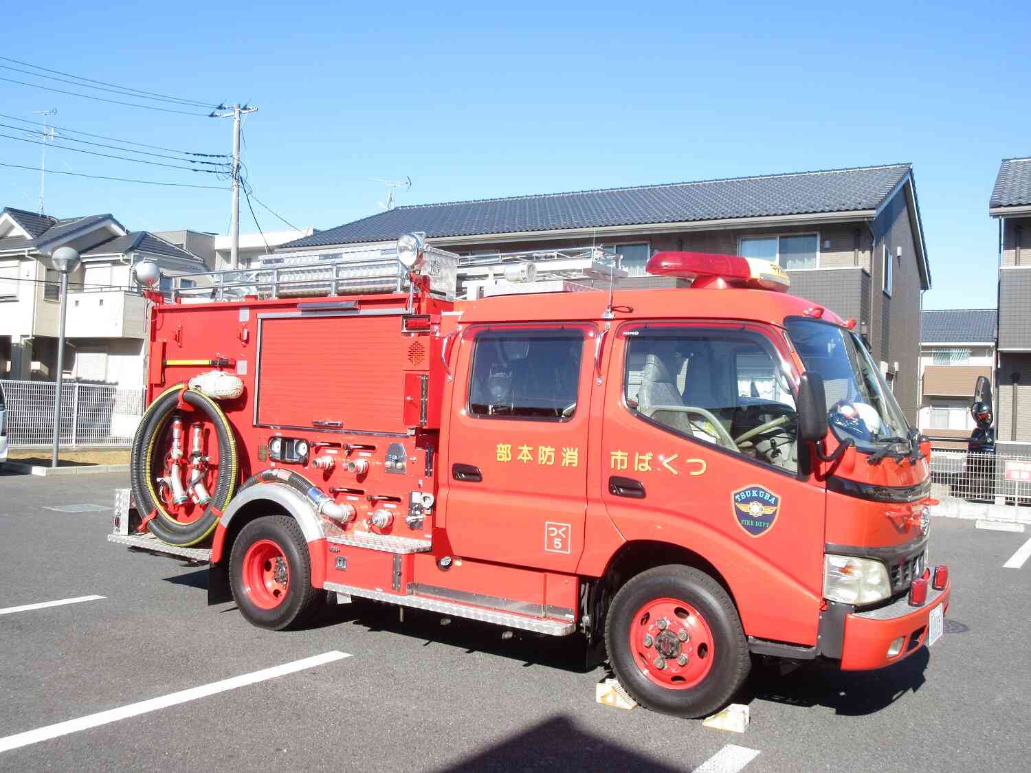 消防士さんと避難訓練をしました！