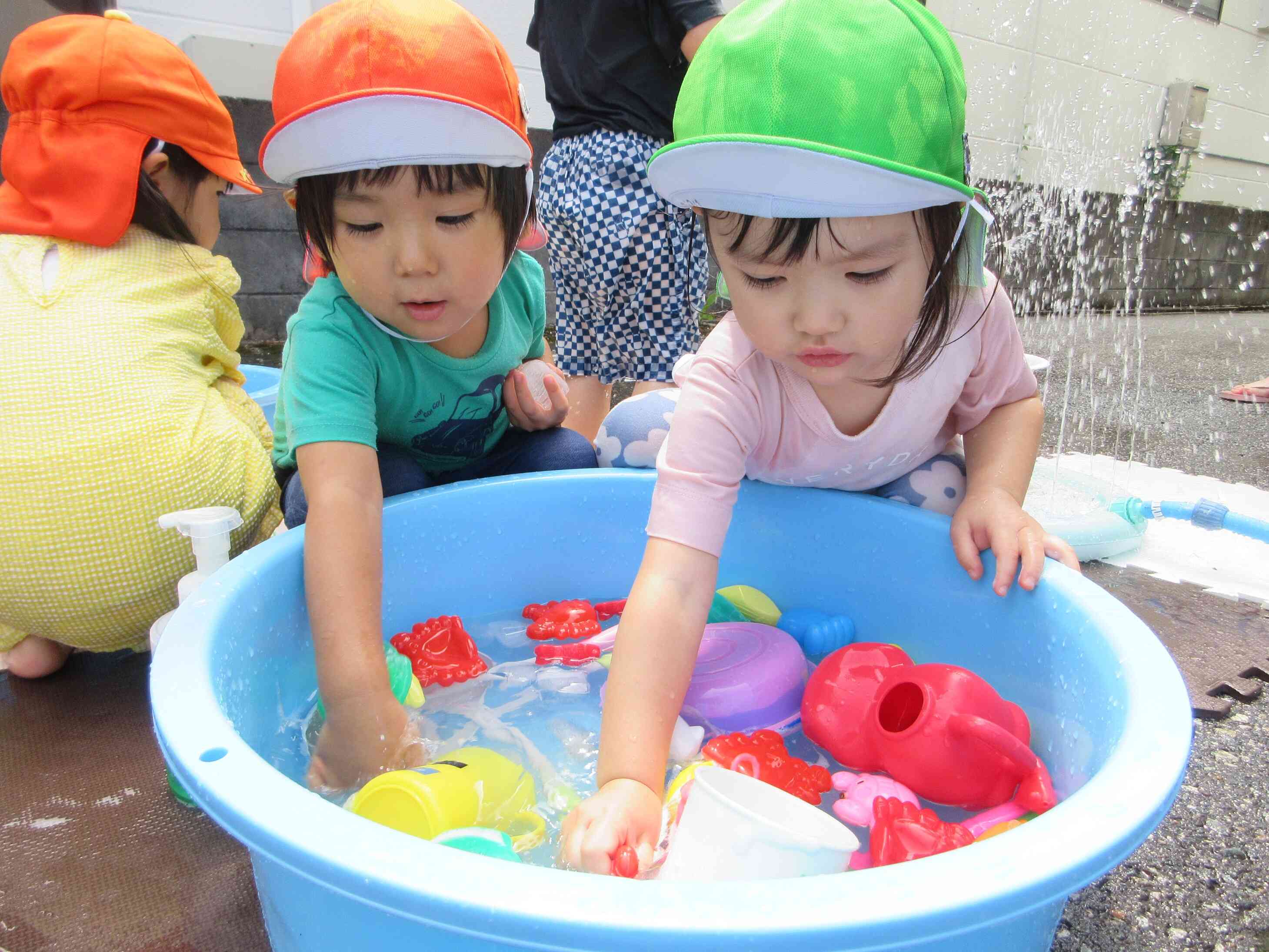 水遊び大好き～♪