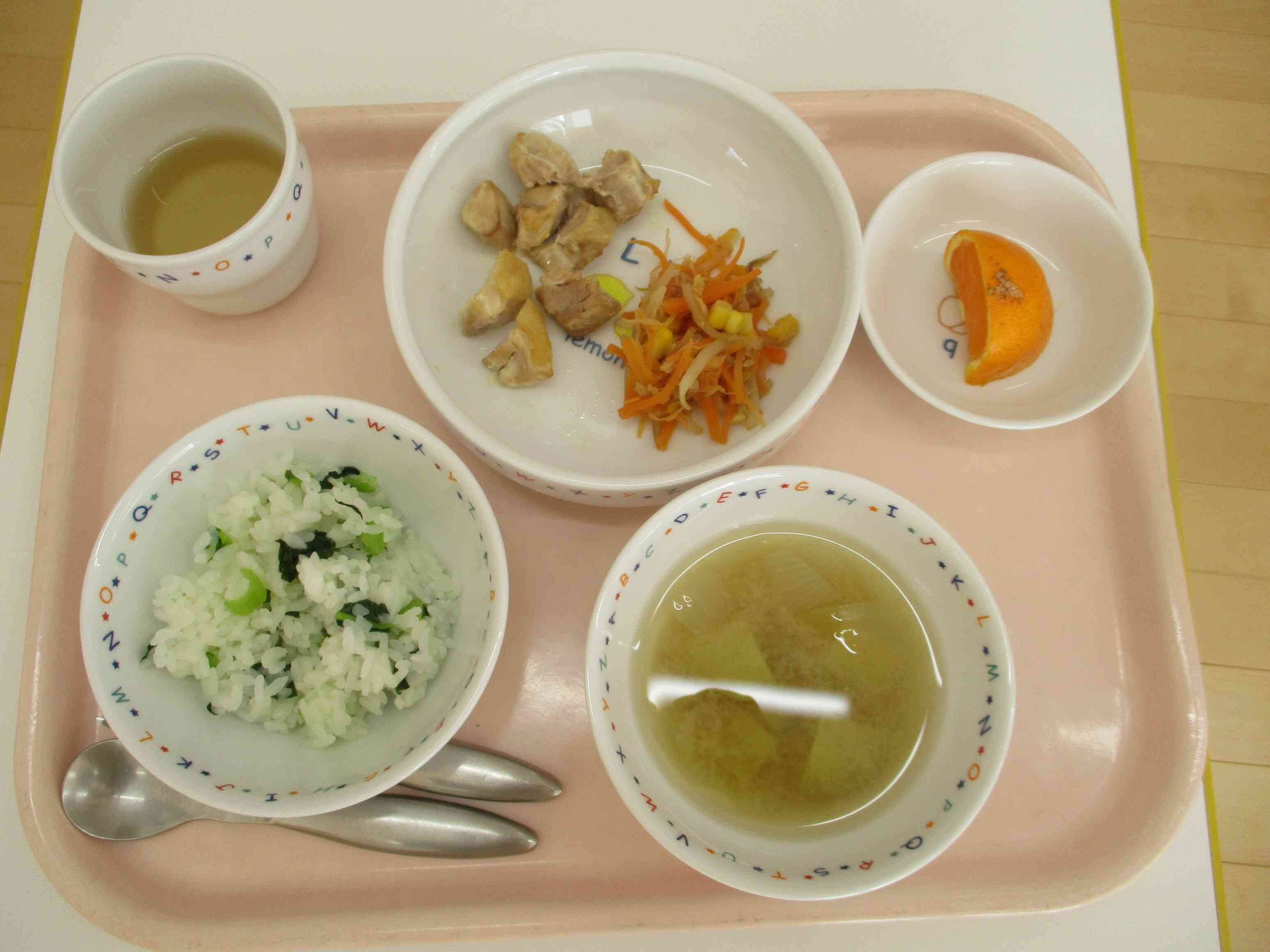 1月21日の給食（幼児食）