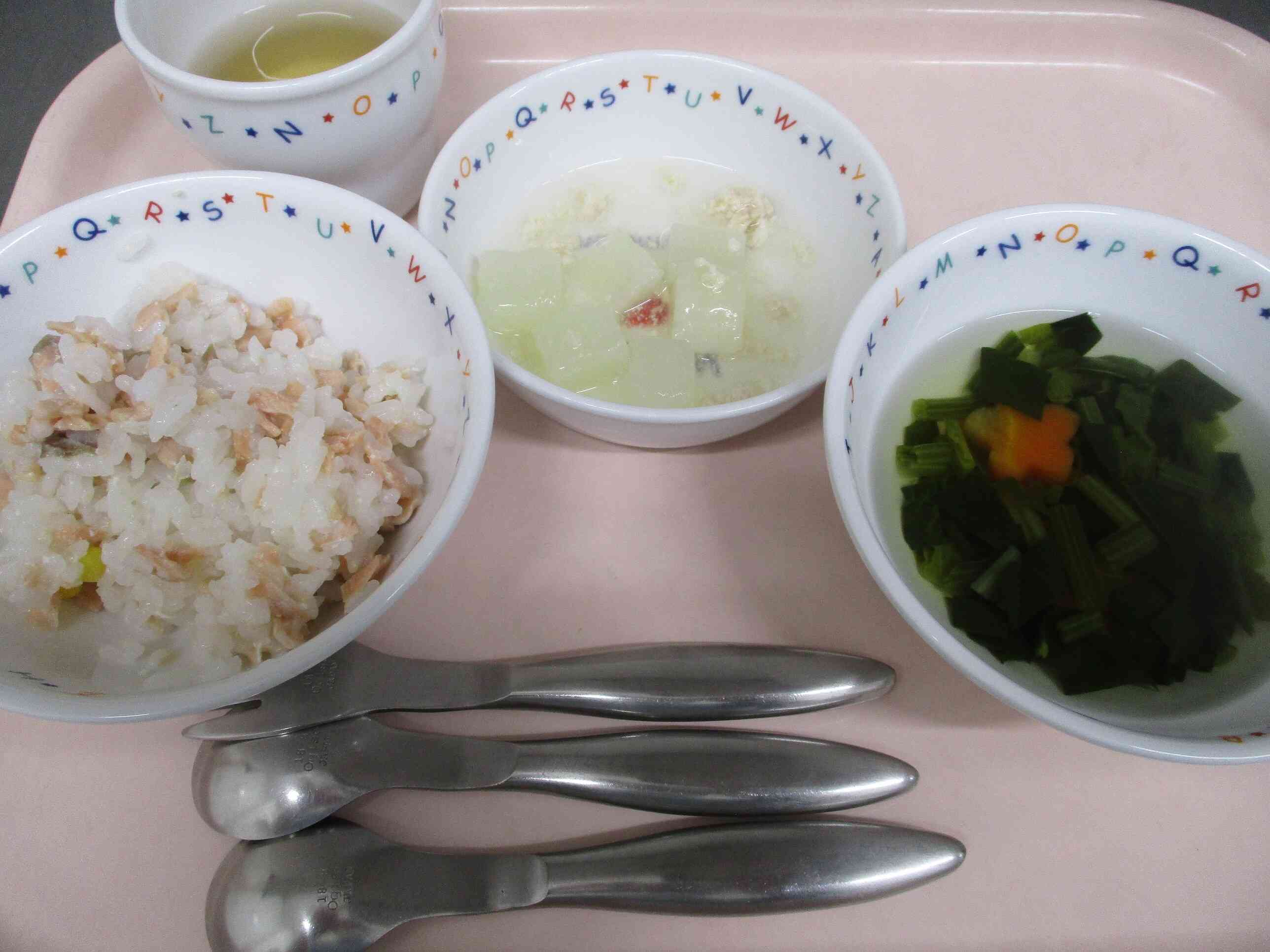 ３月３日の給食（離乳食）