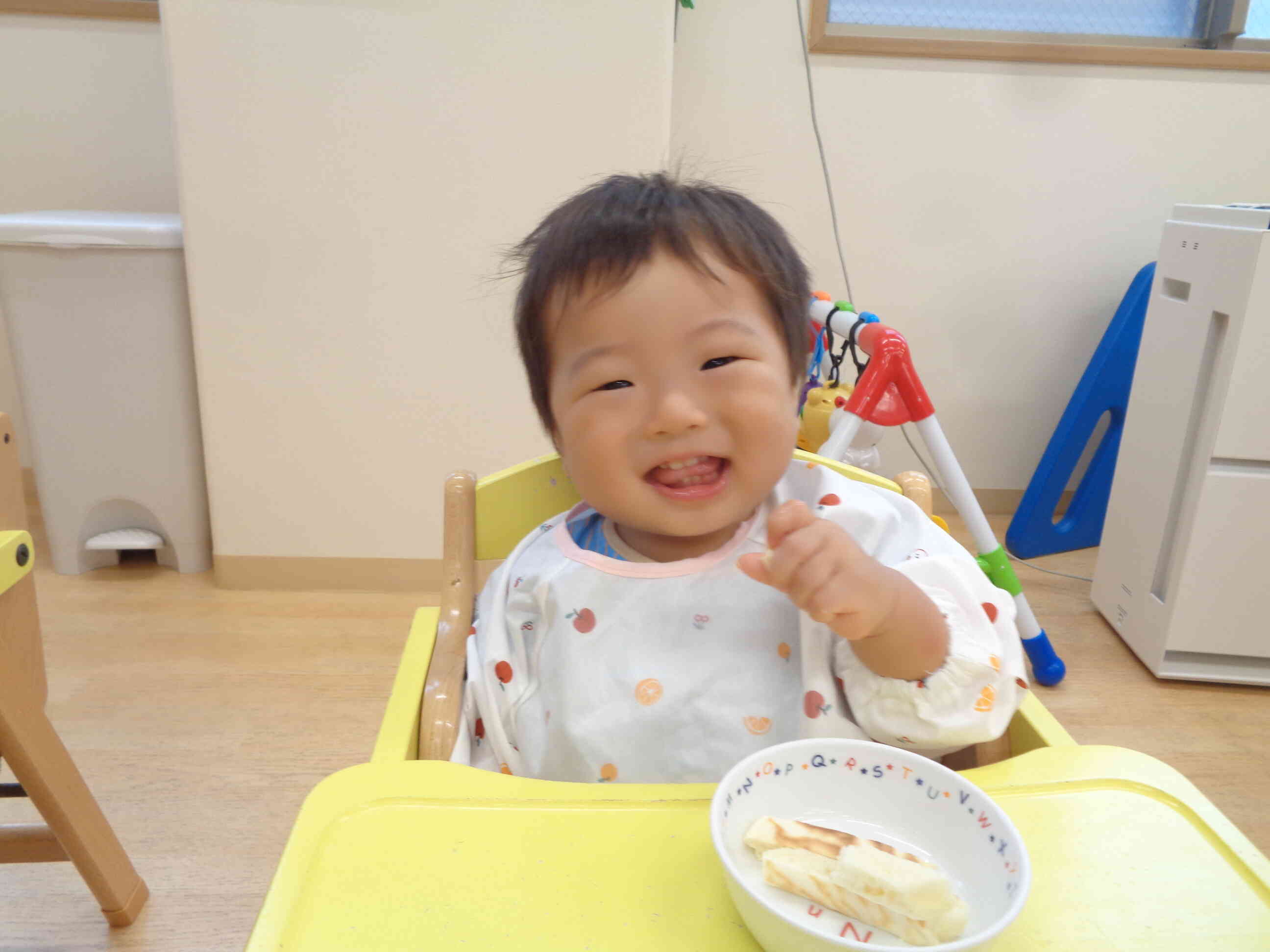 ボクは、やっぱり、食欲の秋かなぁ。ニチイキッズの手作りオヤツはおいしいんだよ。