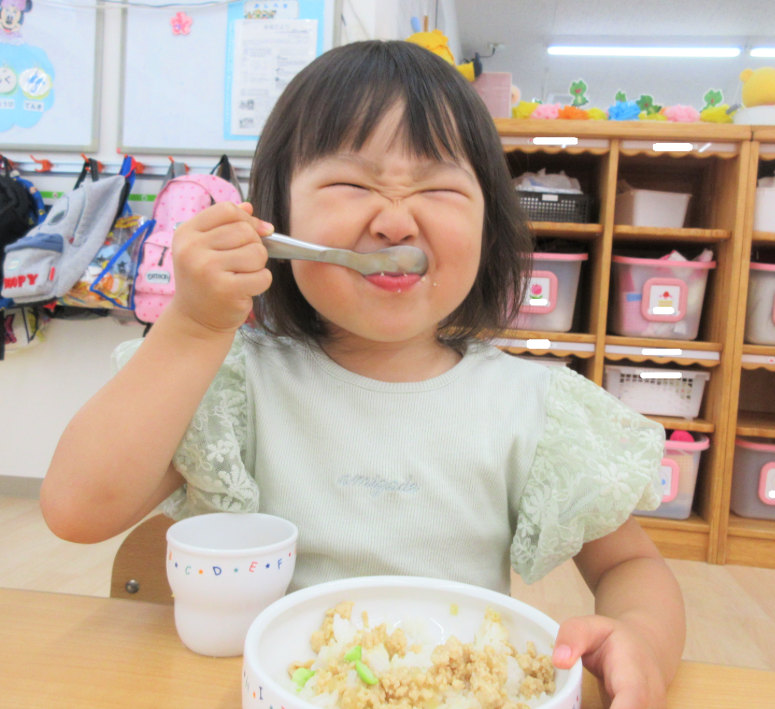 給食おいしいね