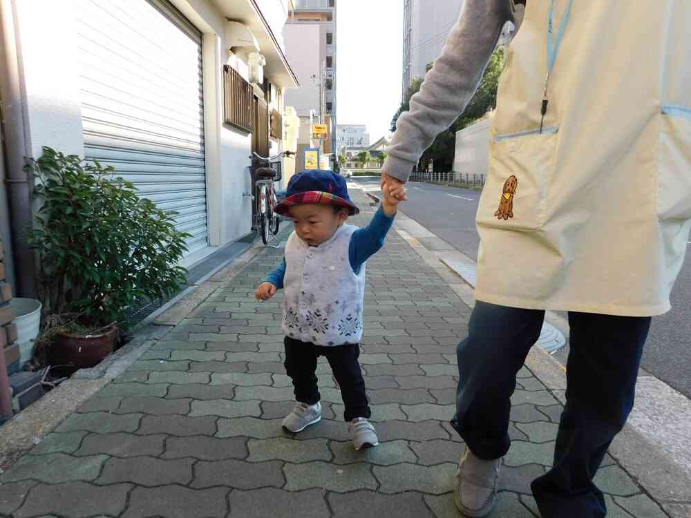 公園まで頑張って歩くぞ～！