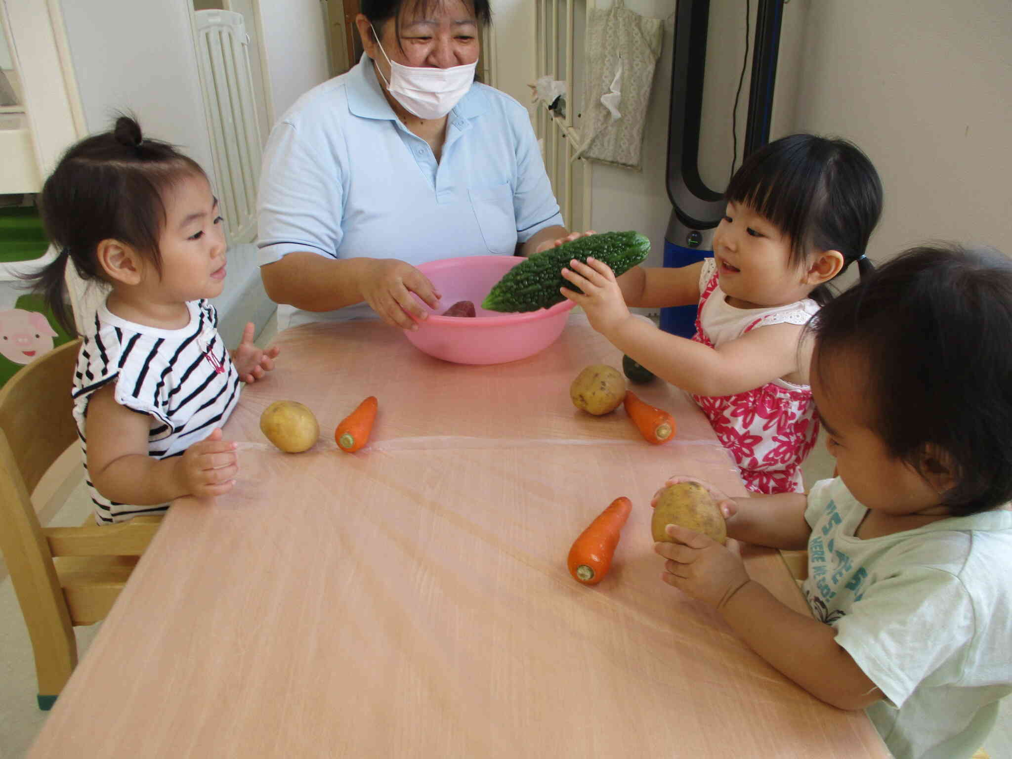 野菜スタンプ♪