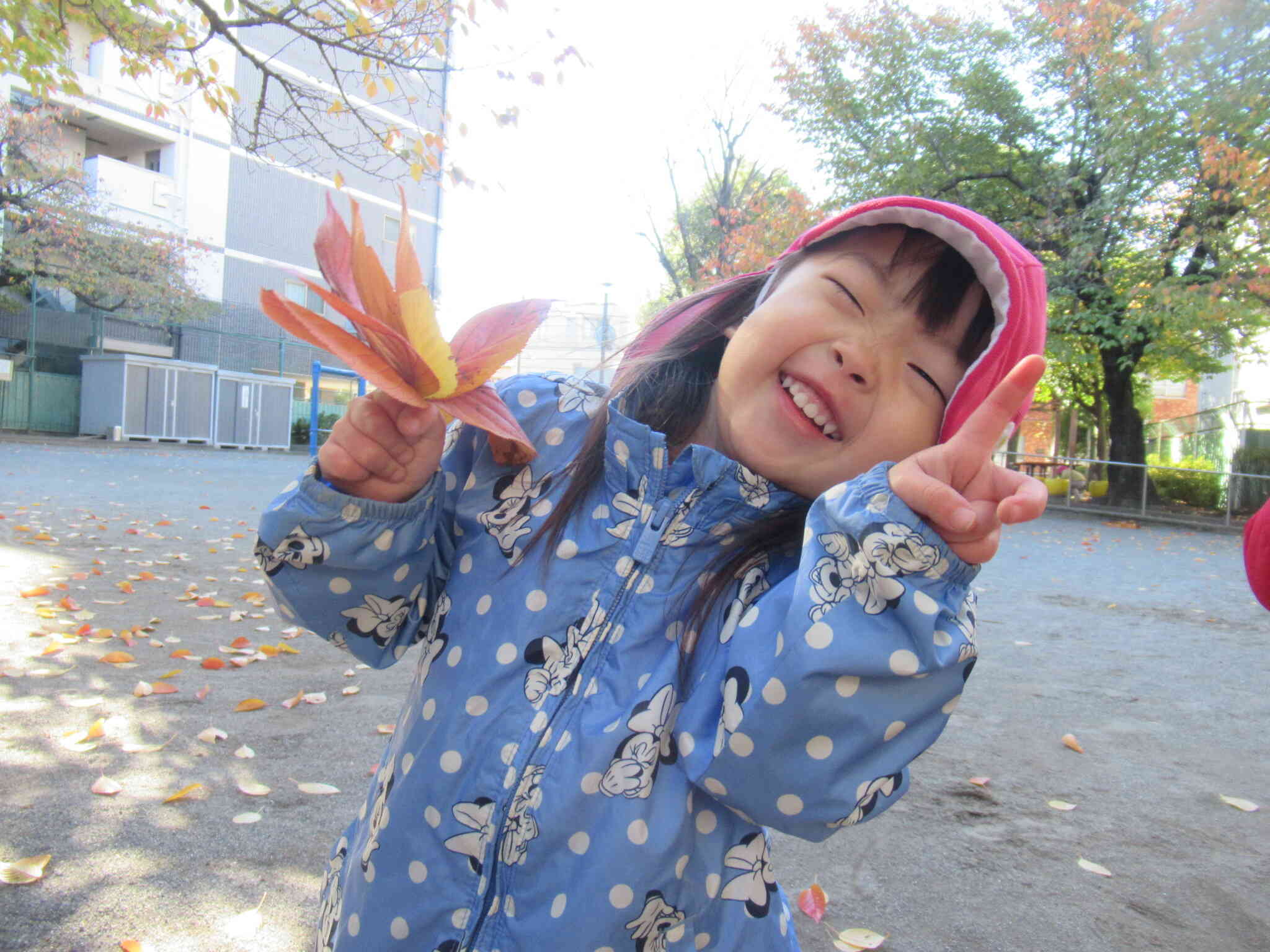 11/25きりん組（2歳児）梅田通公園に行きました☆