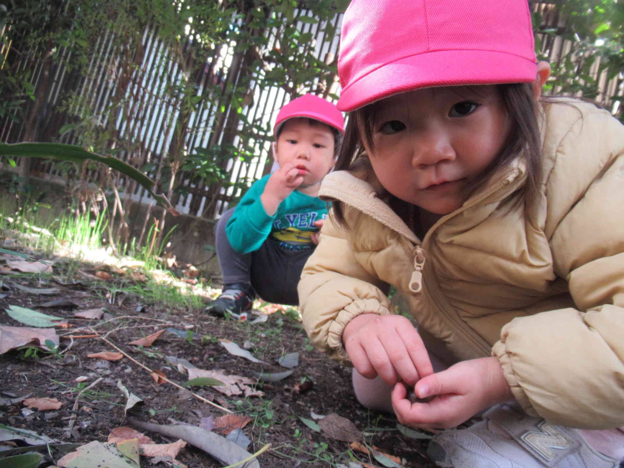 12/2きりん組（2歳児）梅島公園の広場に行きました☆