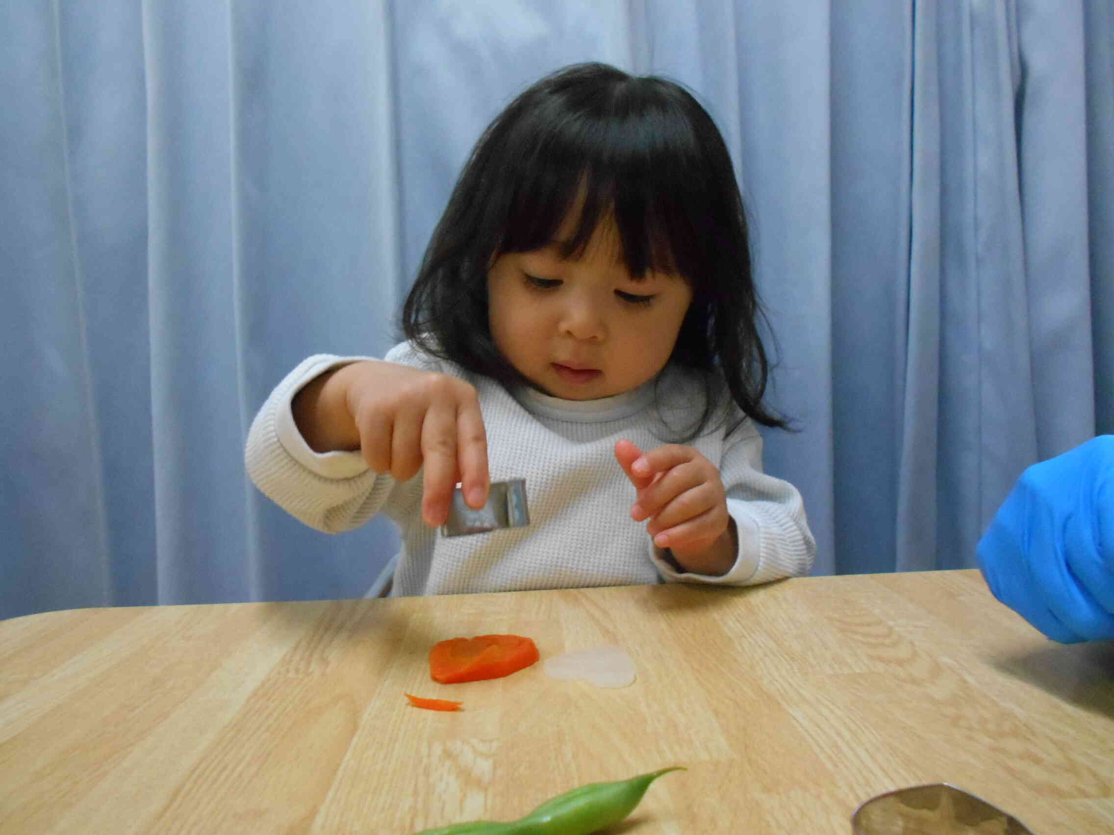 うさぎ組（0歳児）さんの食育の様子