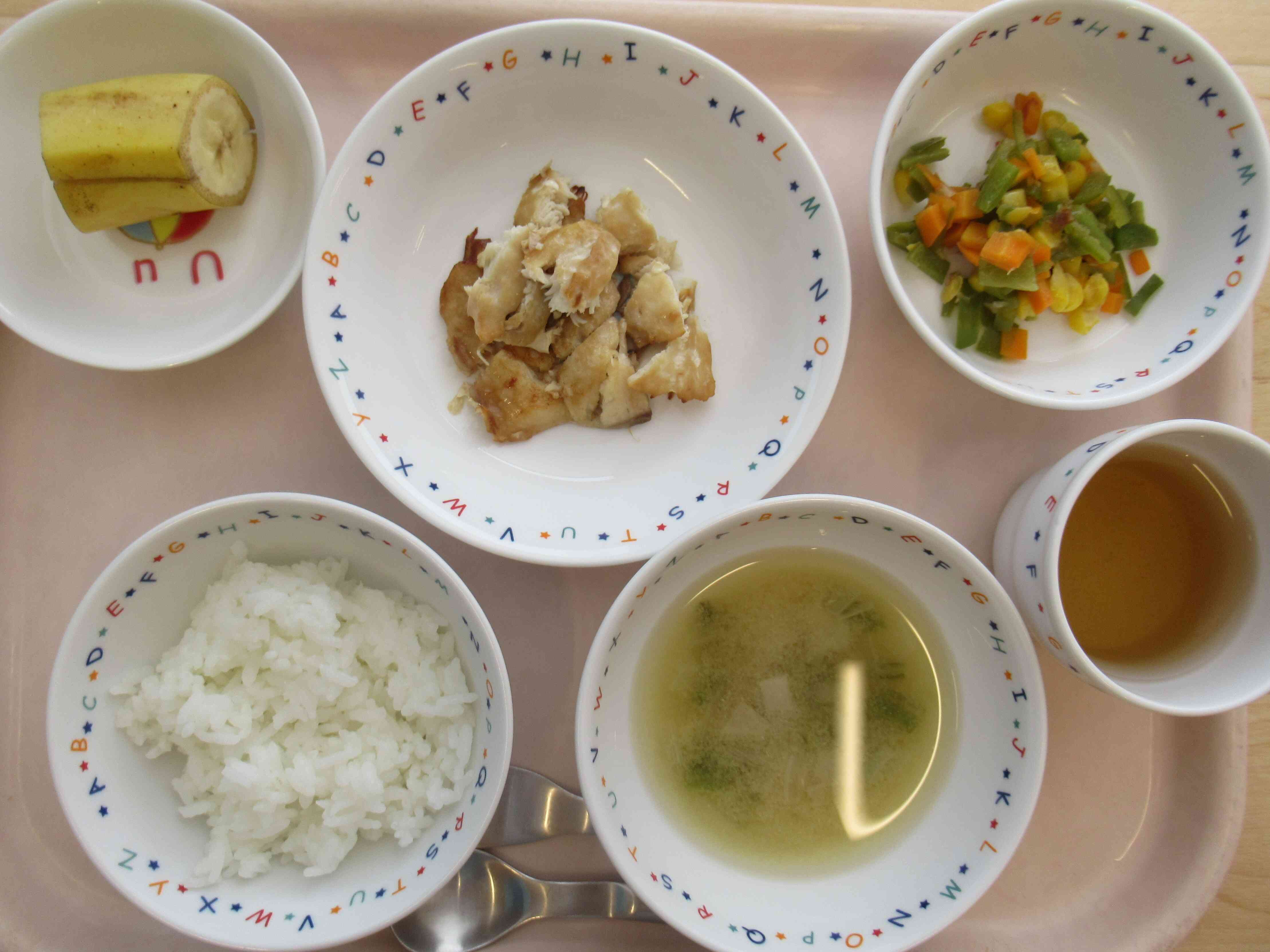 9月の給食(幼児食）