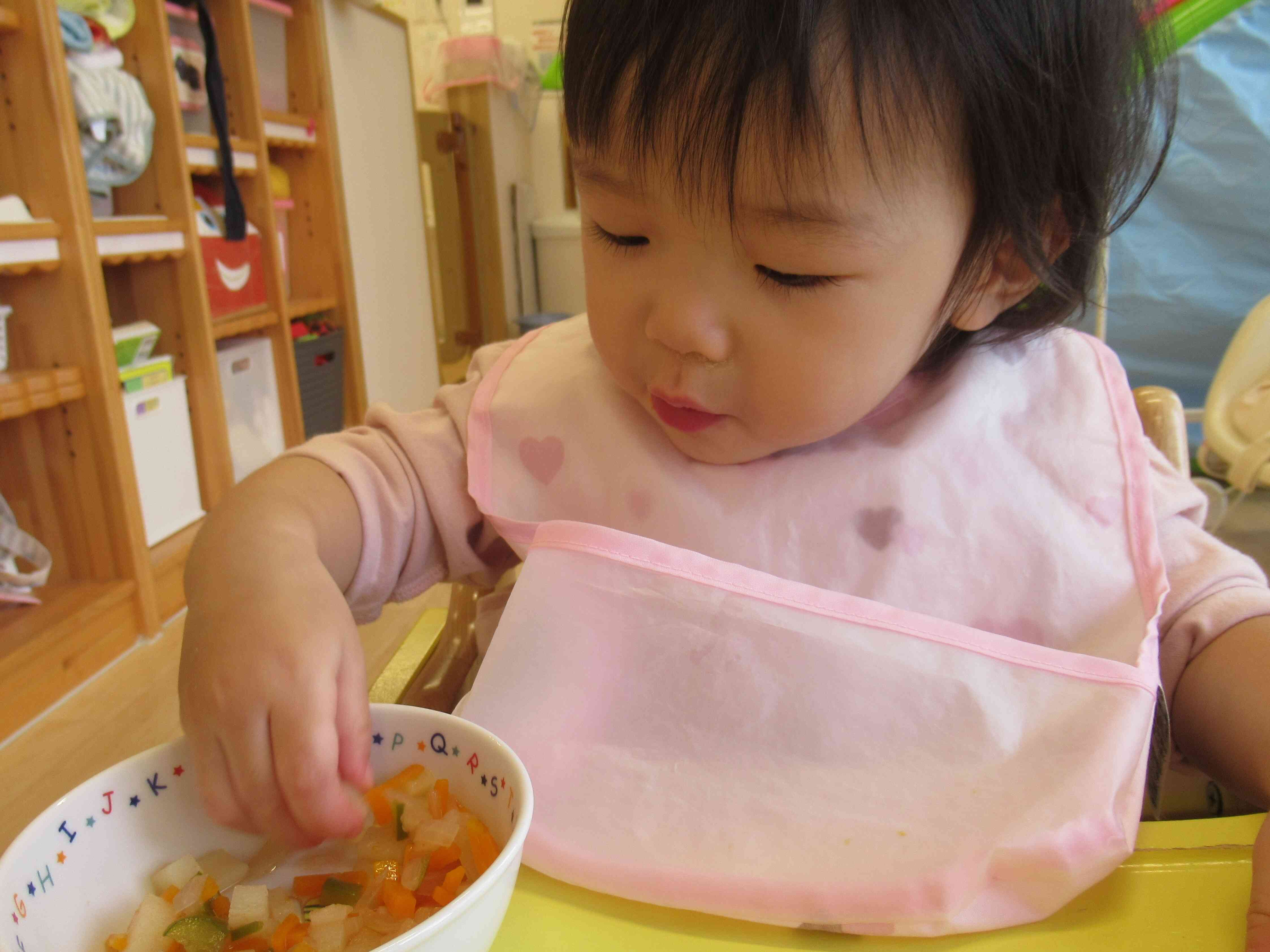 手づかみ食べも上手でしょ！