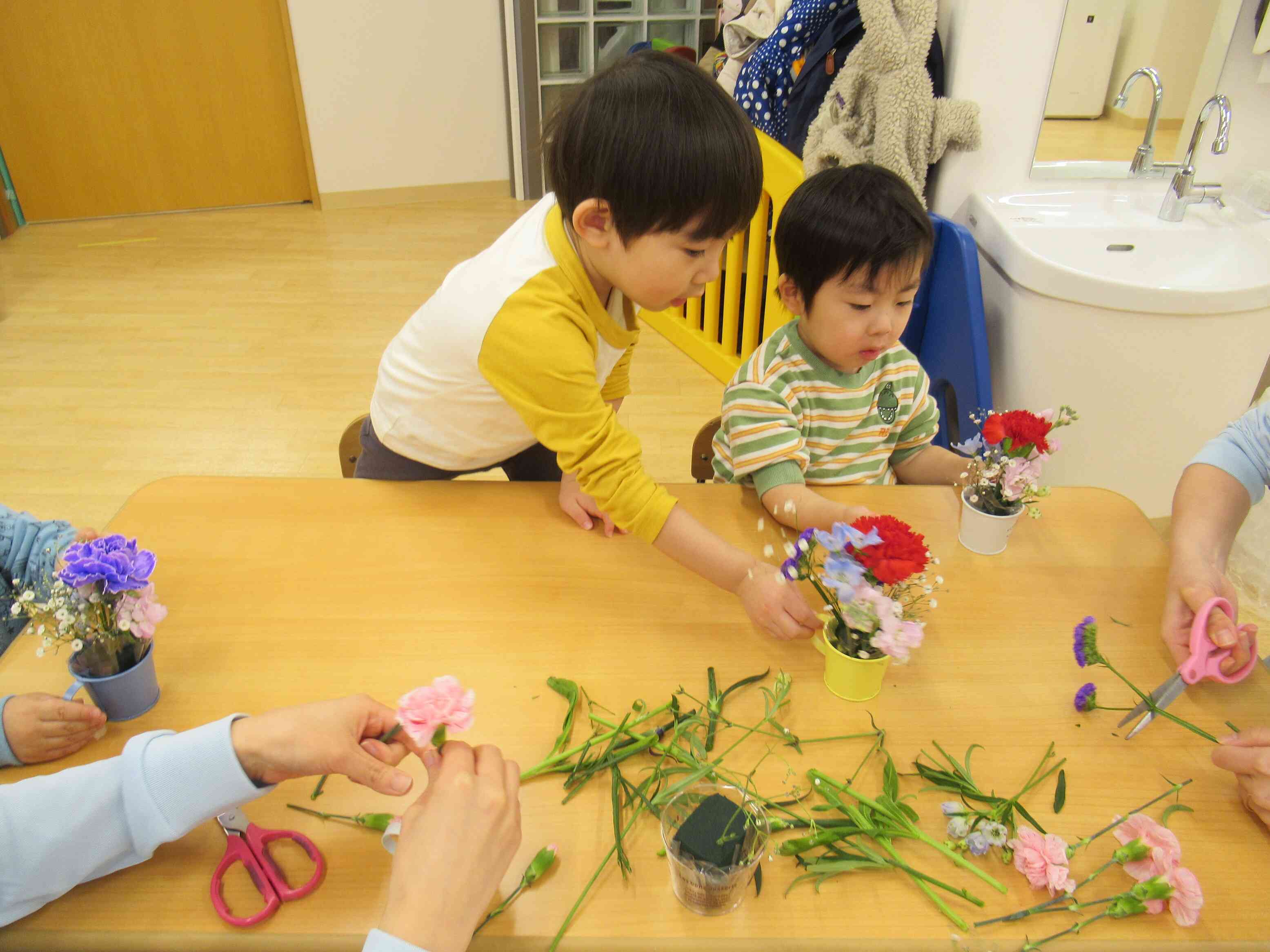 ちがうお花も飾ってみようかな