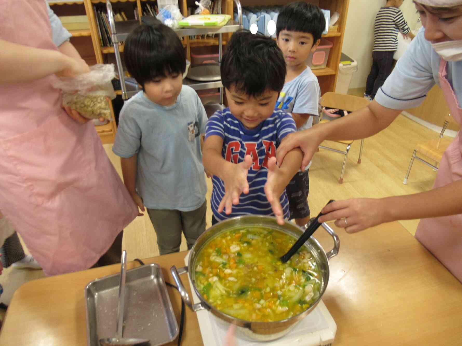 カレールーも入れてみたよ！