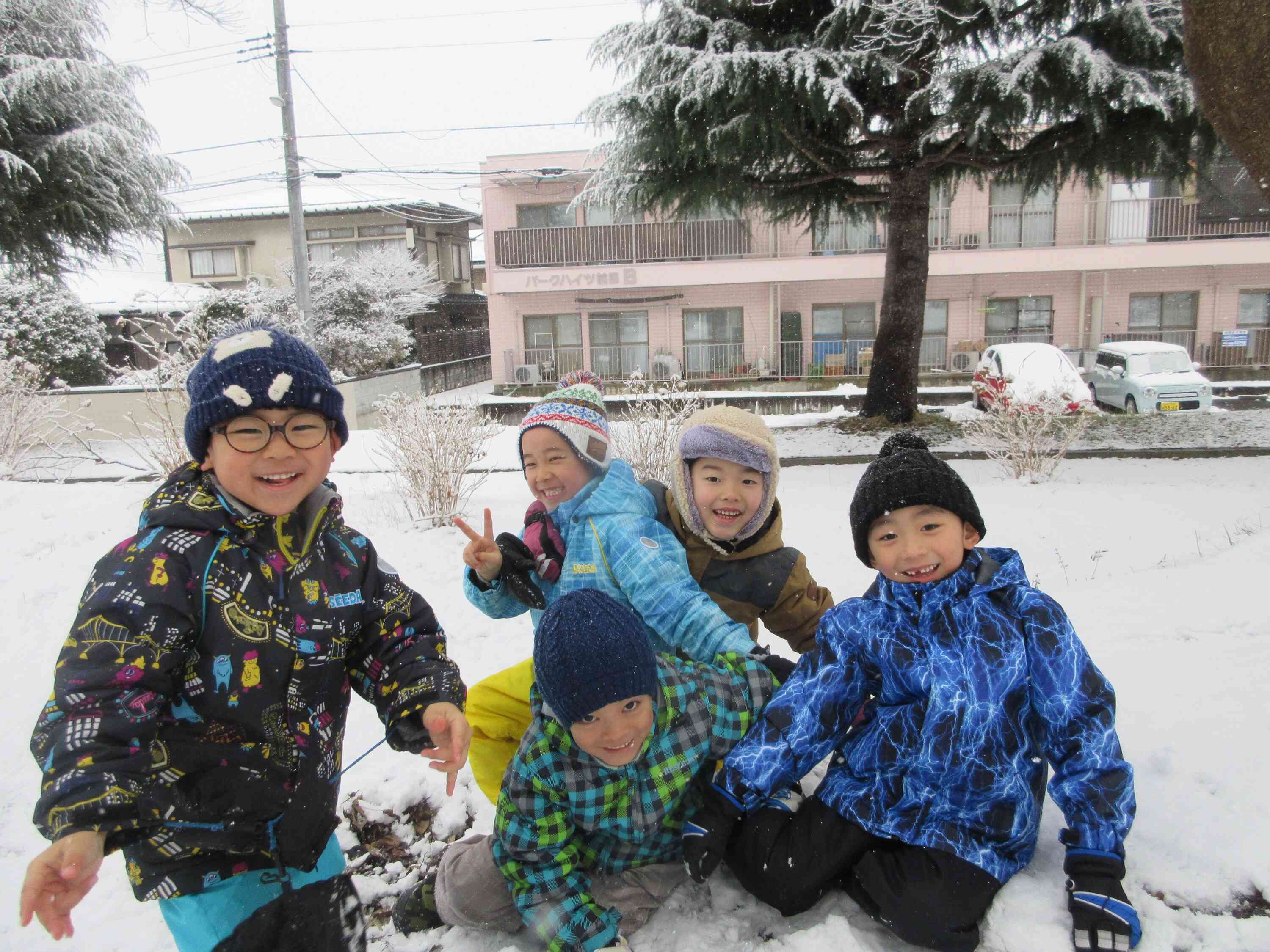 雪遊び、だーいすき！！