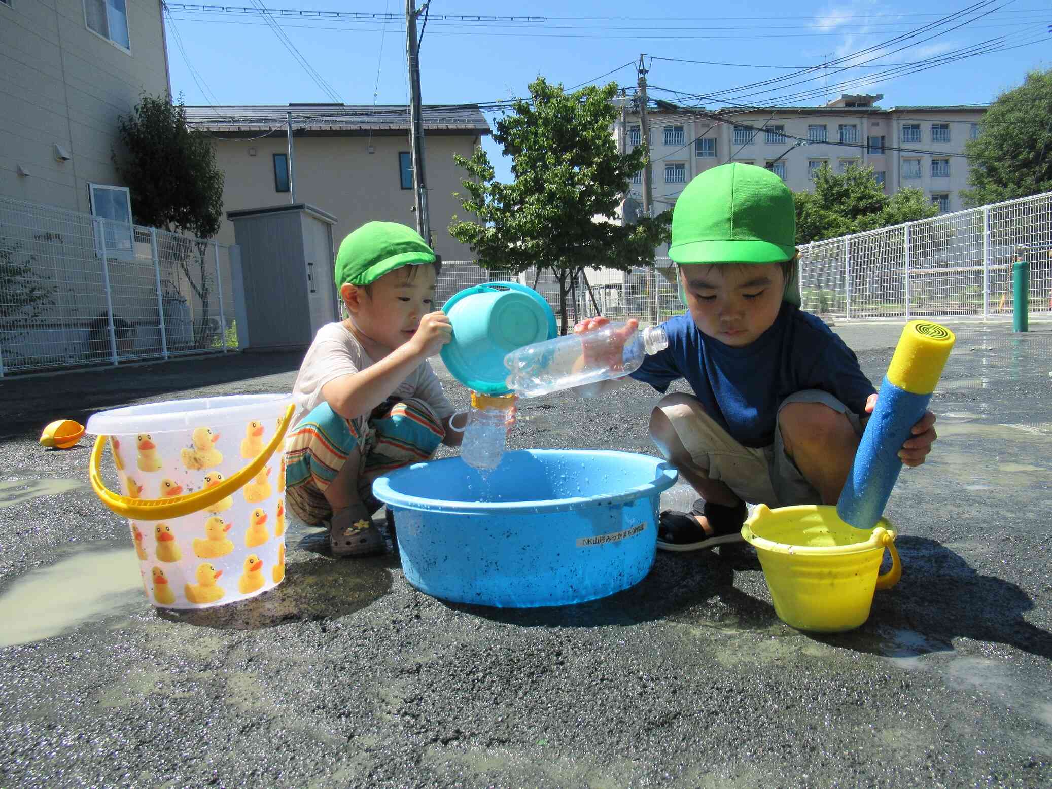 お友だちと一緒に楽しいね！