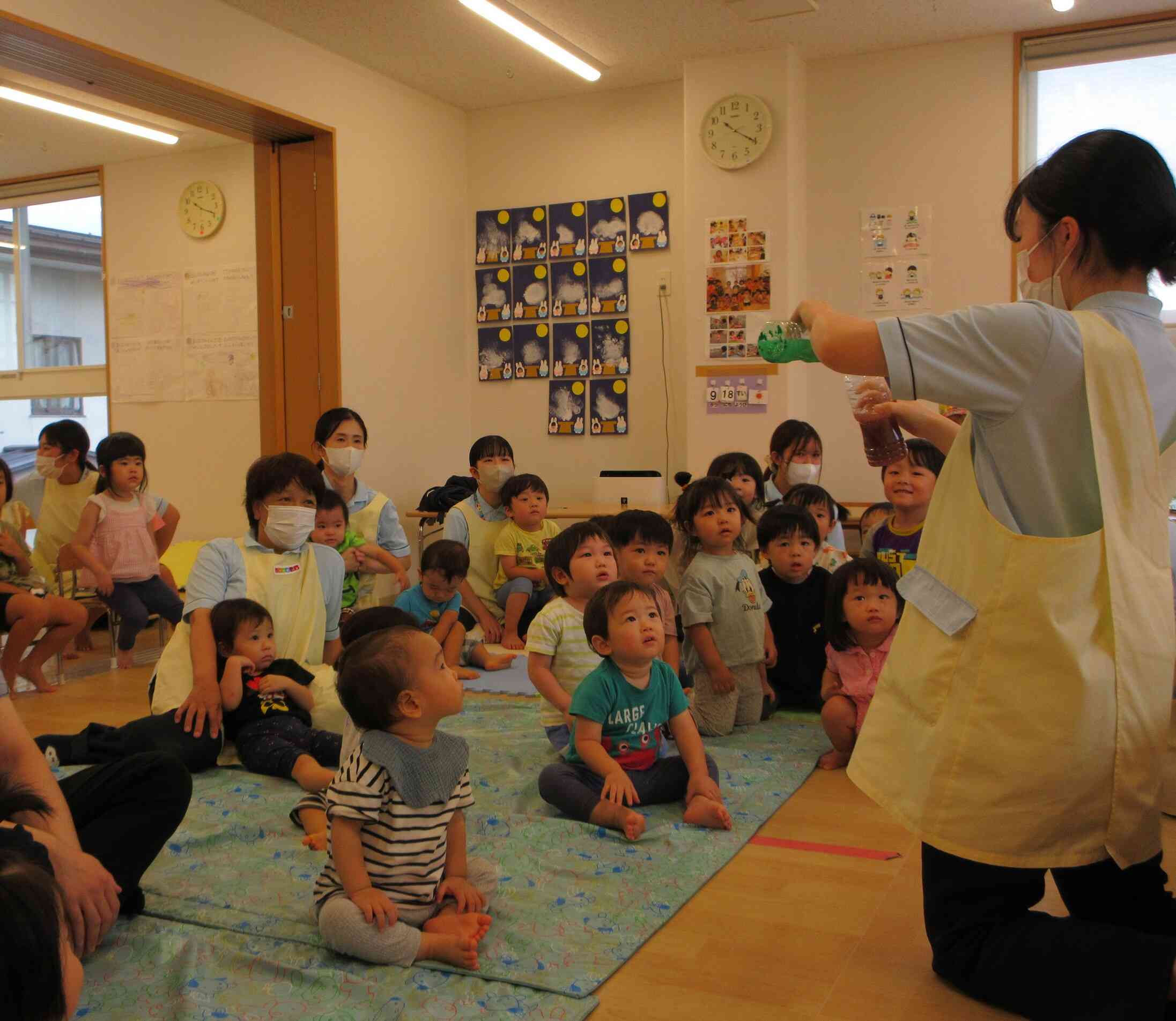 混ぜたらどんなジュースになるかな？