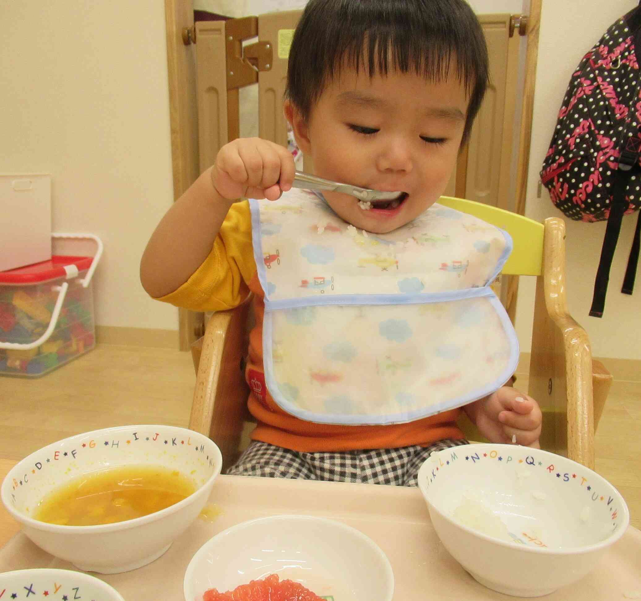 美味しい給食、いただきます！