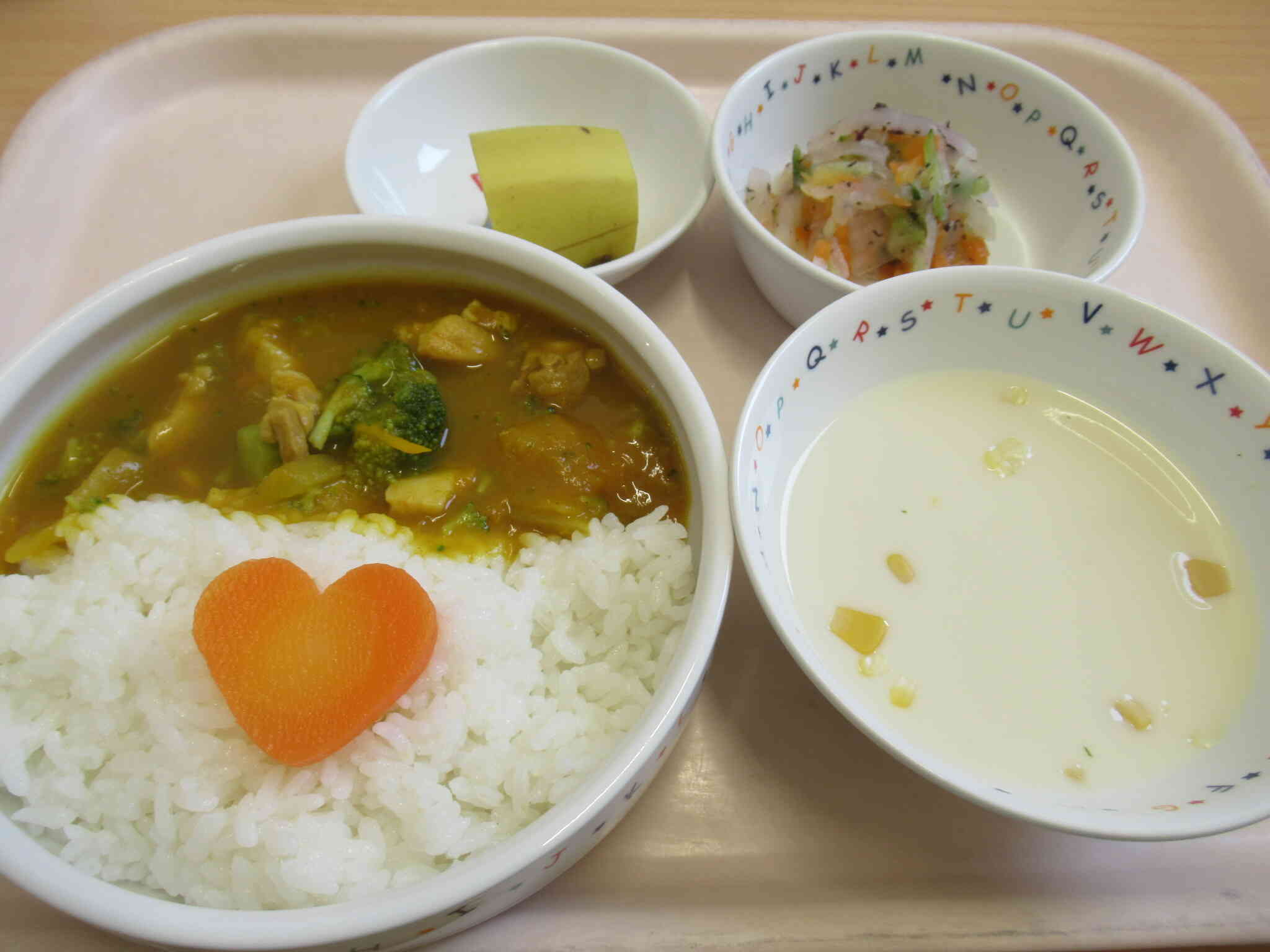 2月14日の給食メニューです