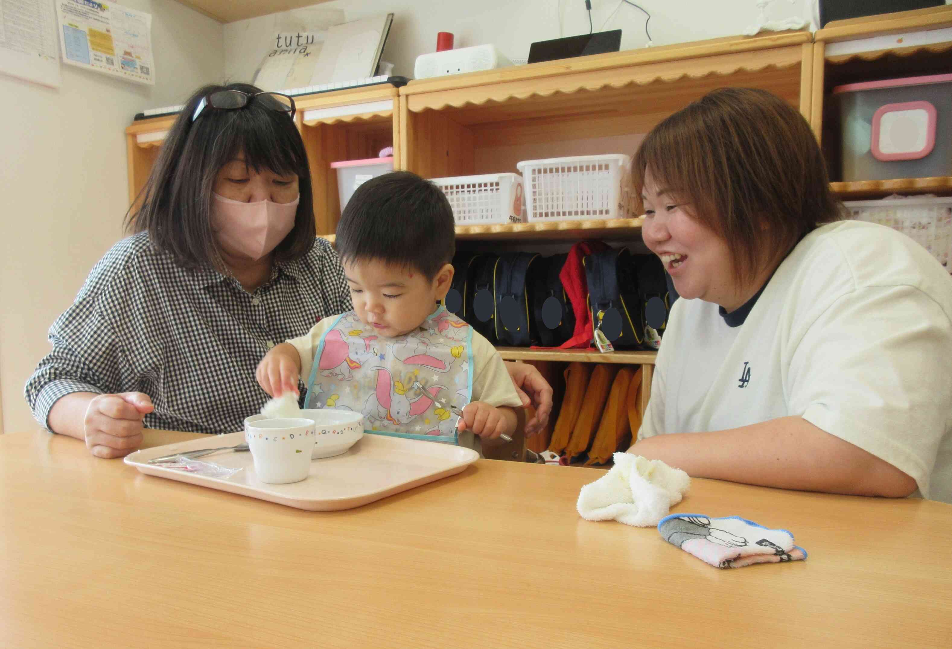 お給食美味しいんだよ～！