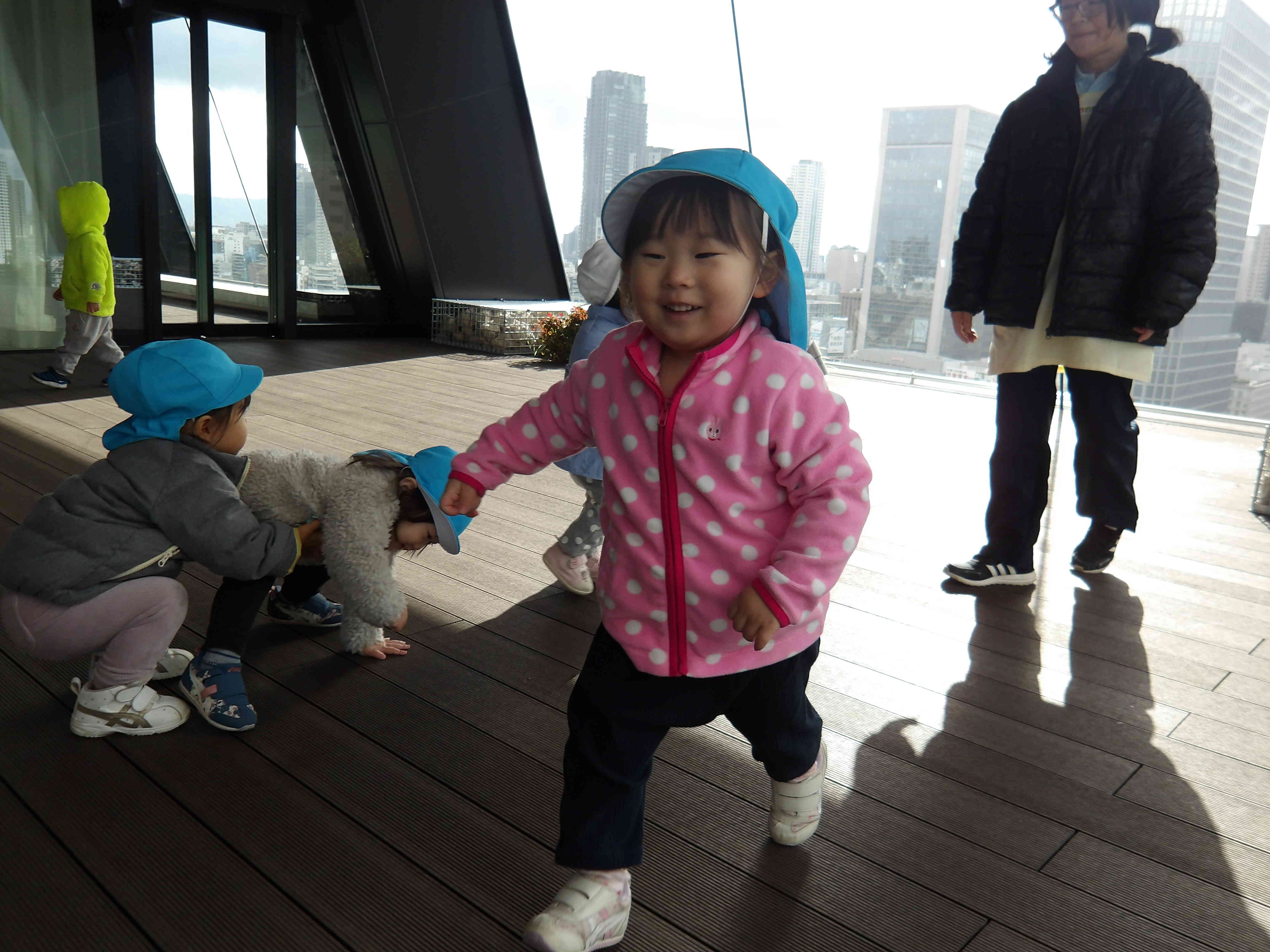 お空を走ってるみたい！