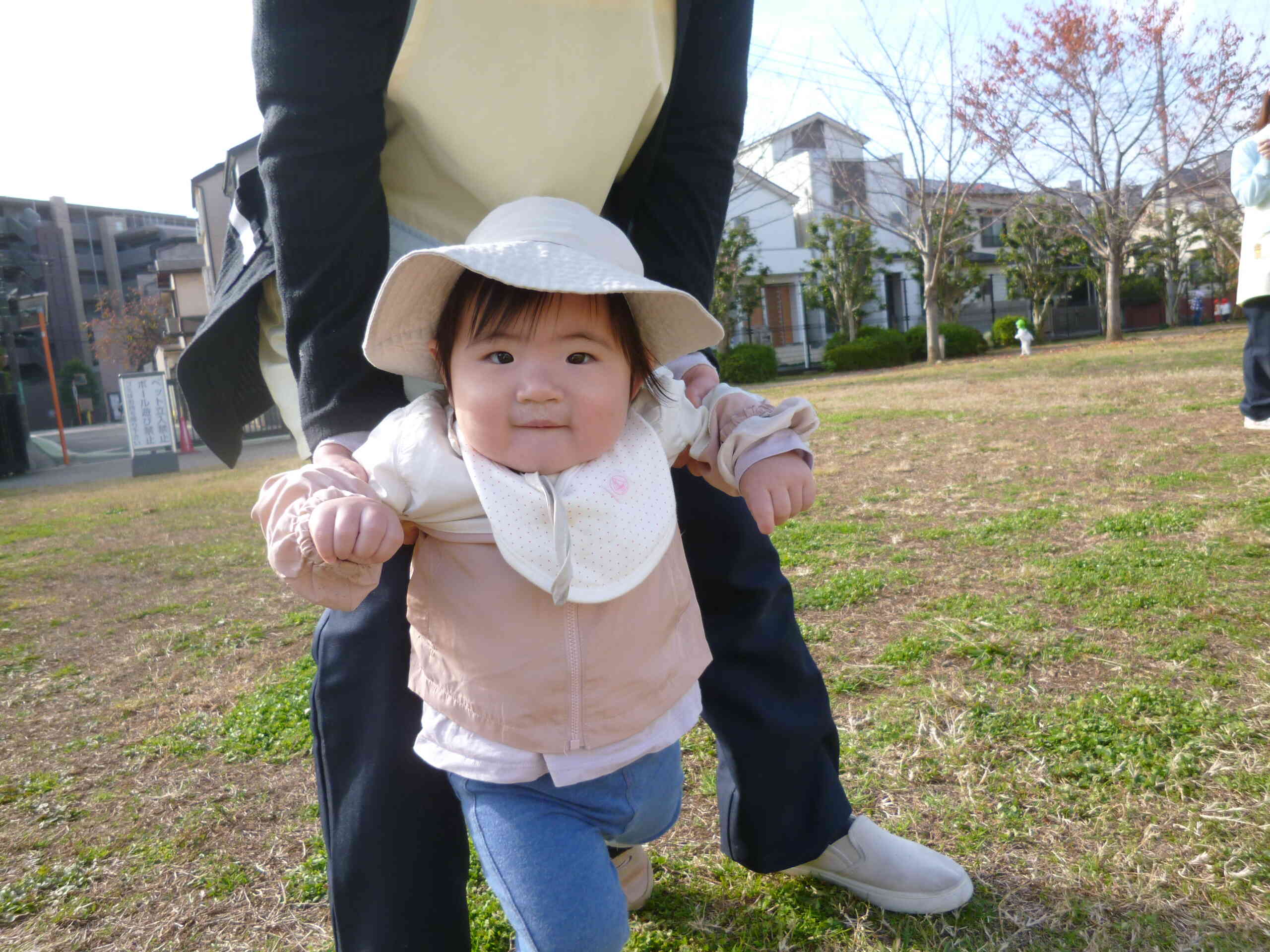 靴で歩くの楽しいな♪