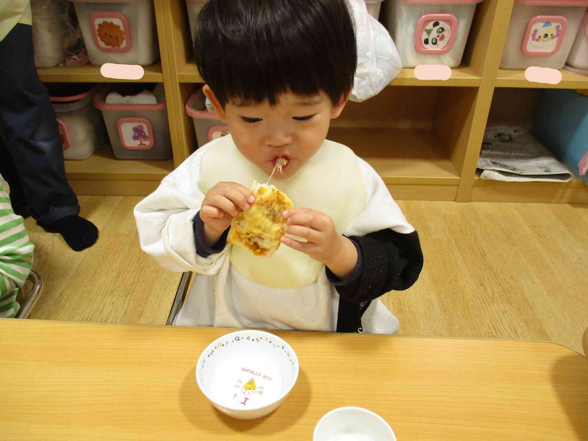 食育～ピザトーストづくり