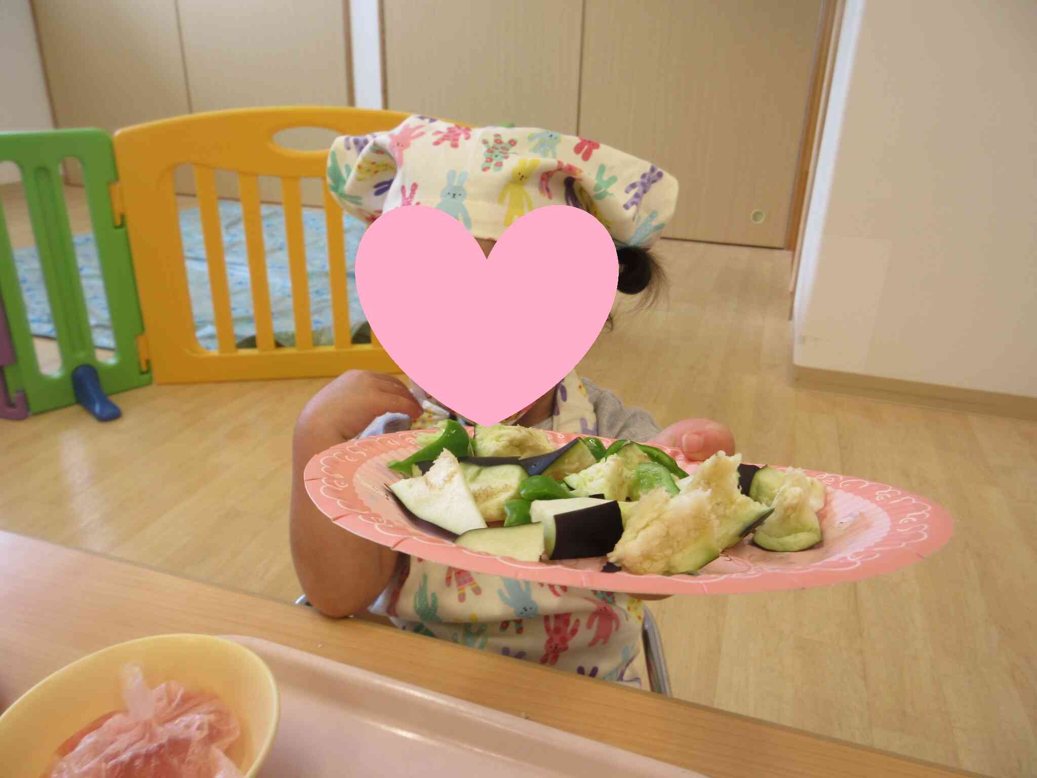 給食の先生、お願いしまーす！とMちゃん