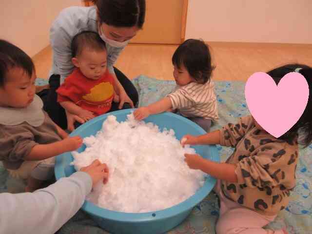 初めての雪・・・少しドキドキ