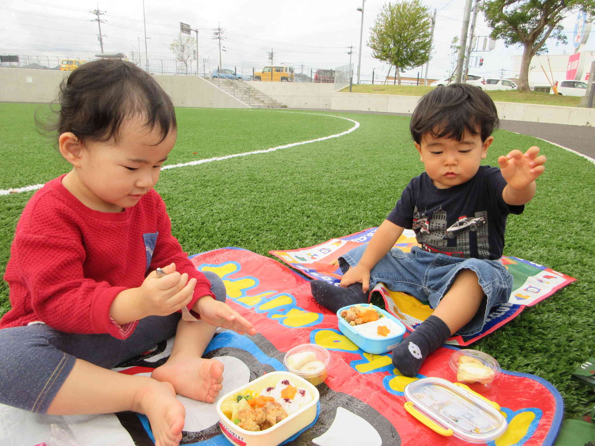 ピクニック給食♪